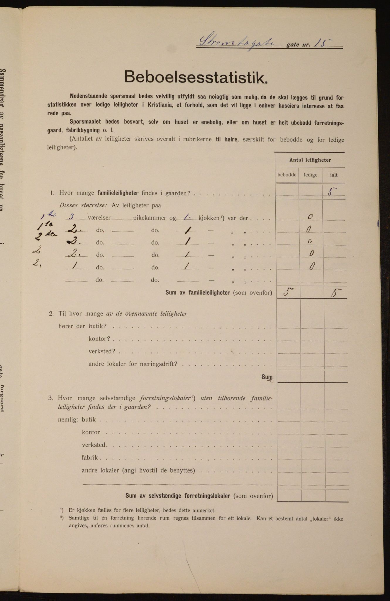 OBA, Municipal Census 1912 for Kristiania, 1912, p. 103940