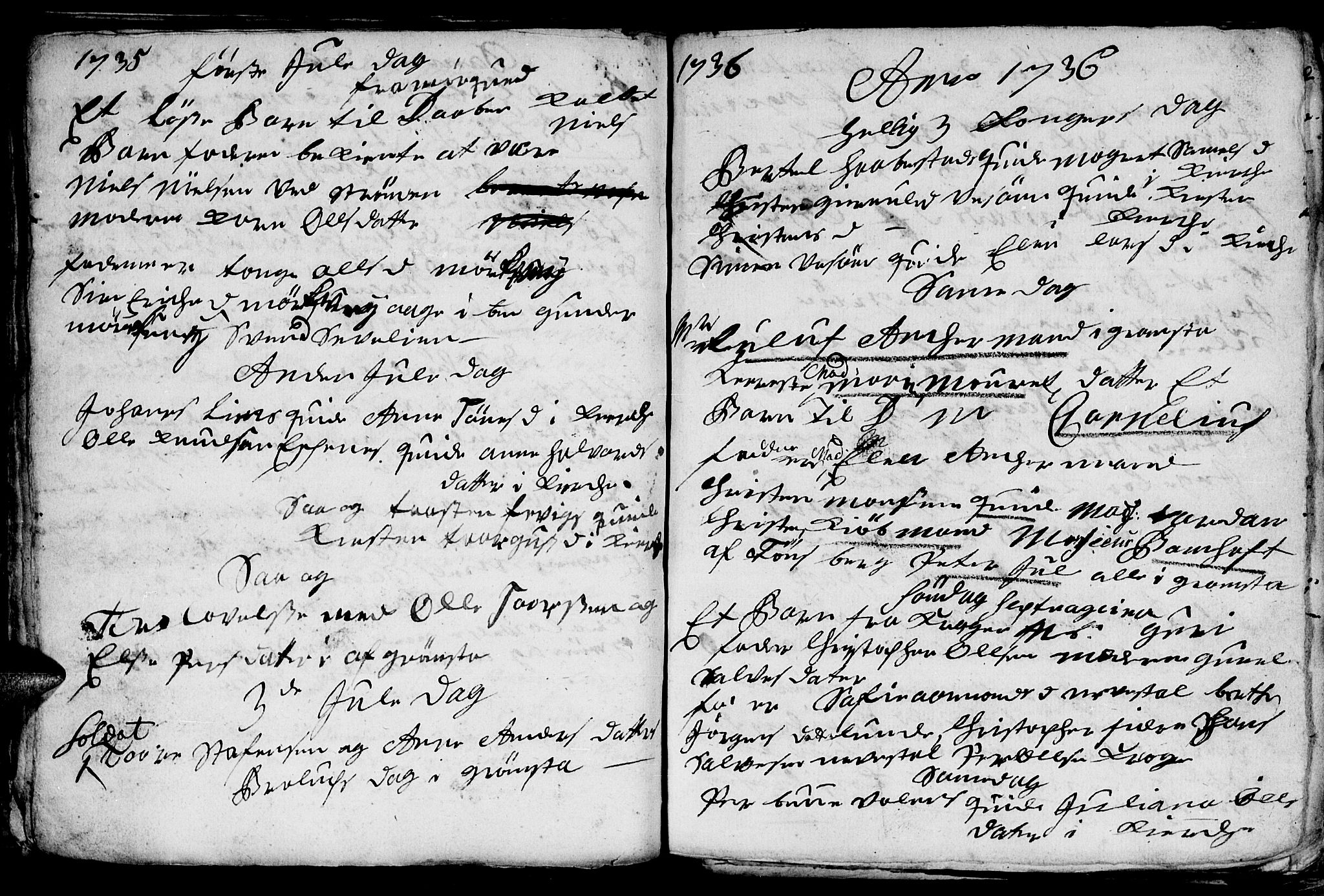 Fjære sokneprestkontor, SAK/1111-0011/F/Fb/L0001: Parish register (copy) no. B 1, 1732-1750, p. 37