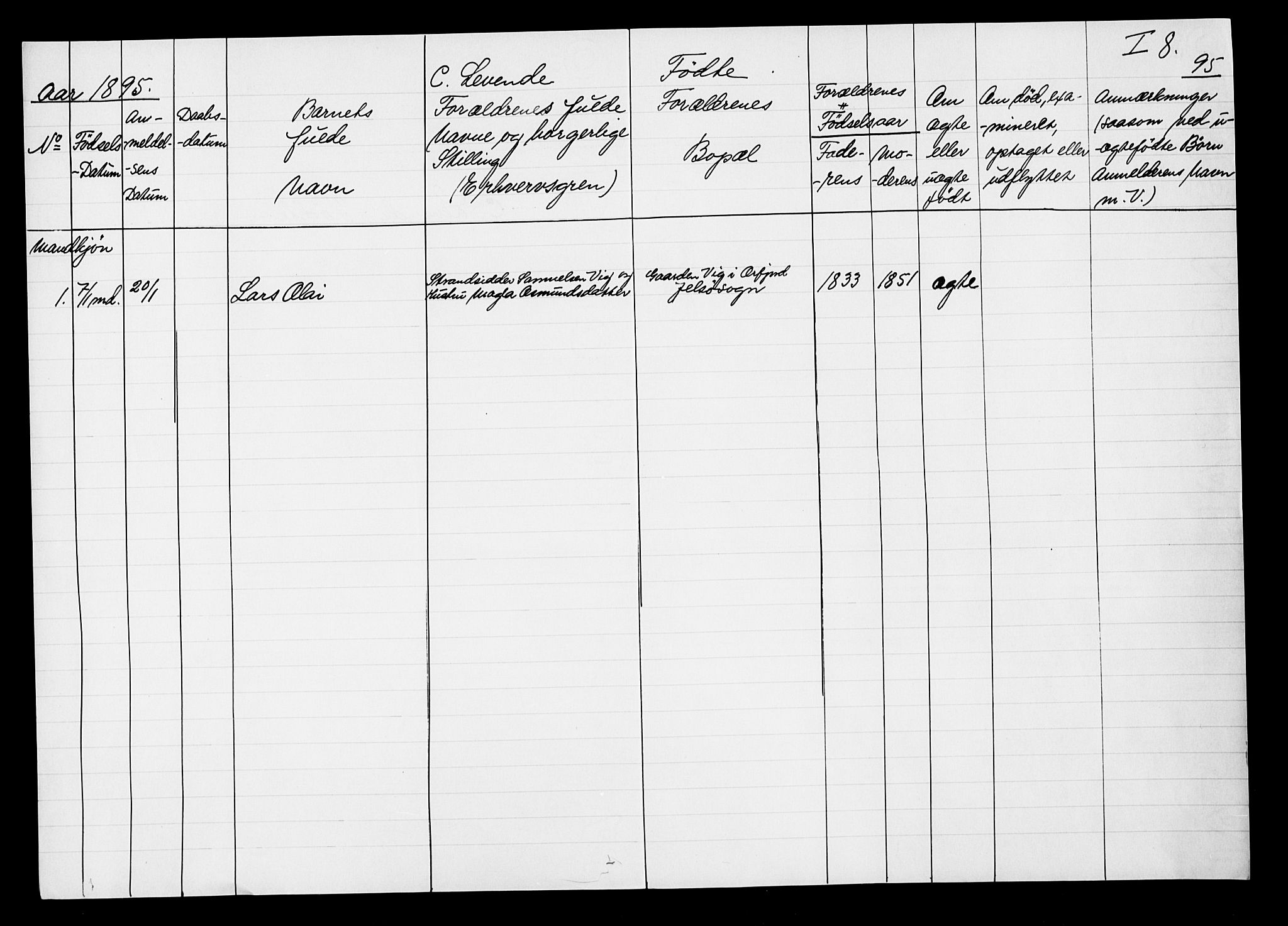 Pa 0160 - Vennenes Samfunn, Stavanger, AV/SAST-A-100269/F: Dissenter register no. -, 1840-1900