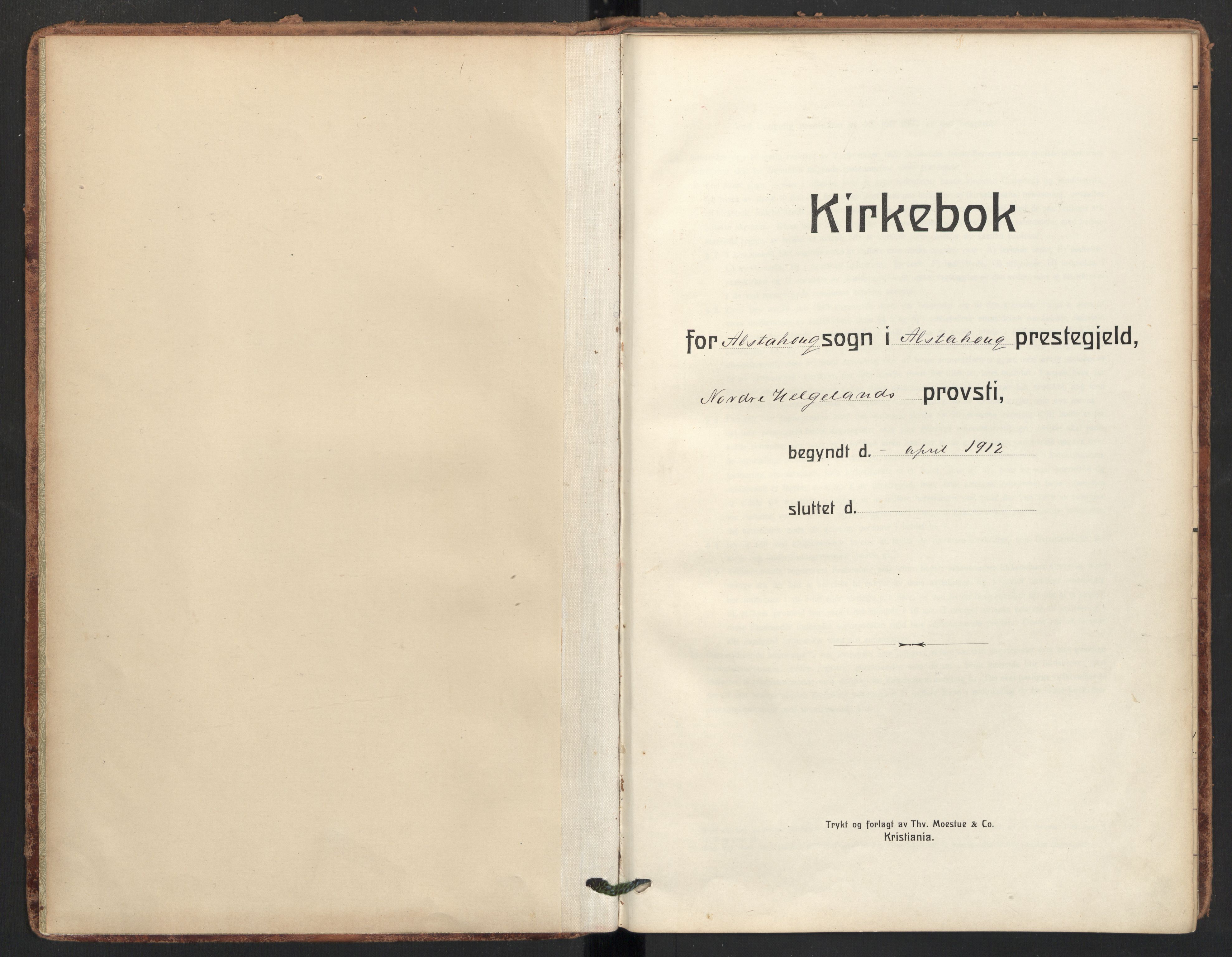 Ministerialprotokoller, klokkerbøker og fødselsregistre - Nordland, AV/SAT-A-1459/830/L0455: Parish register (official) no. 830A19, 1912-1942