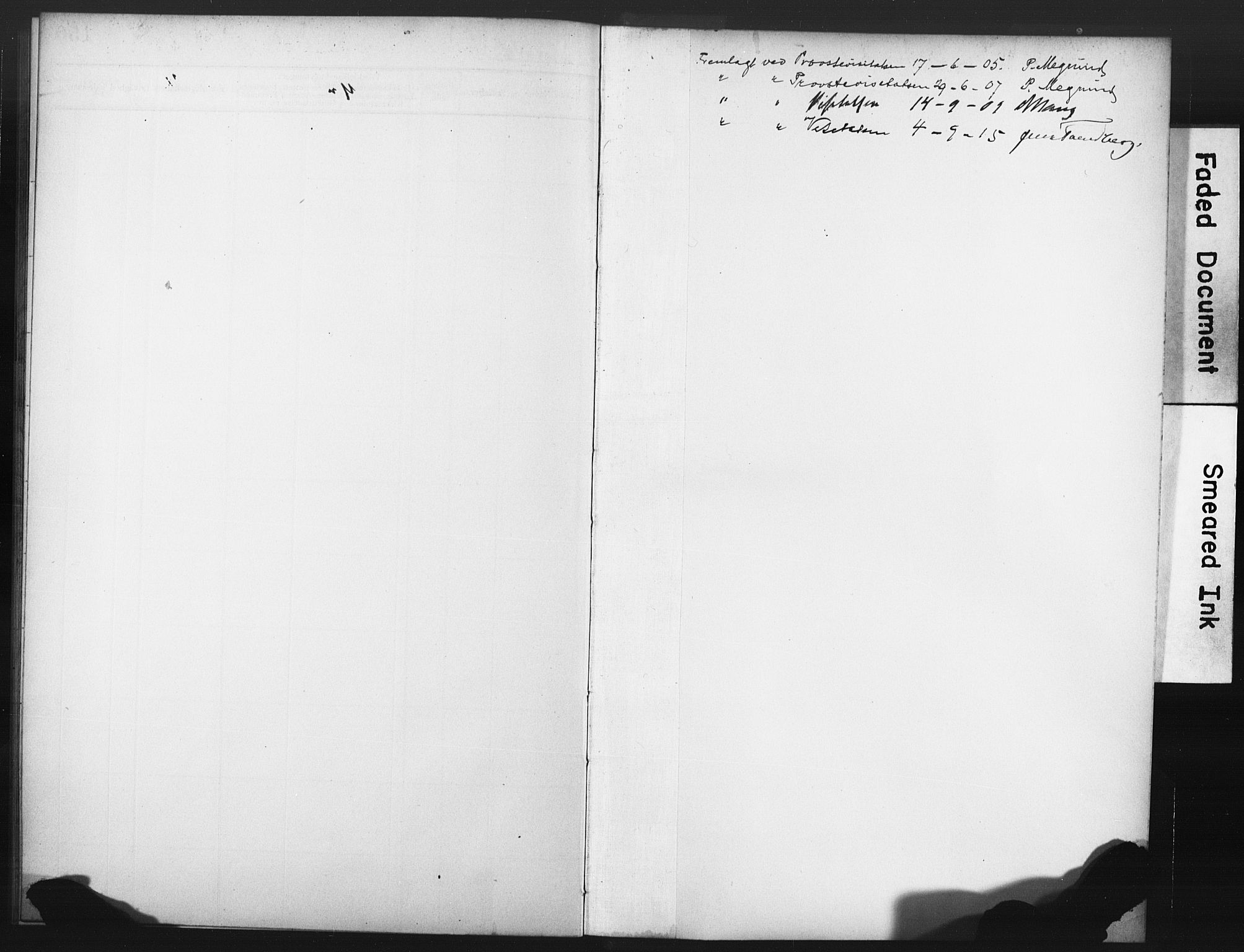 Våle kirkebøker, AV/SAKO-A-334/H/Ha/L0001: Banns register no. 1, 1903-1921