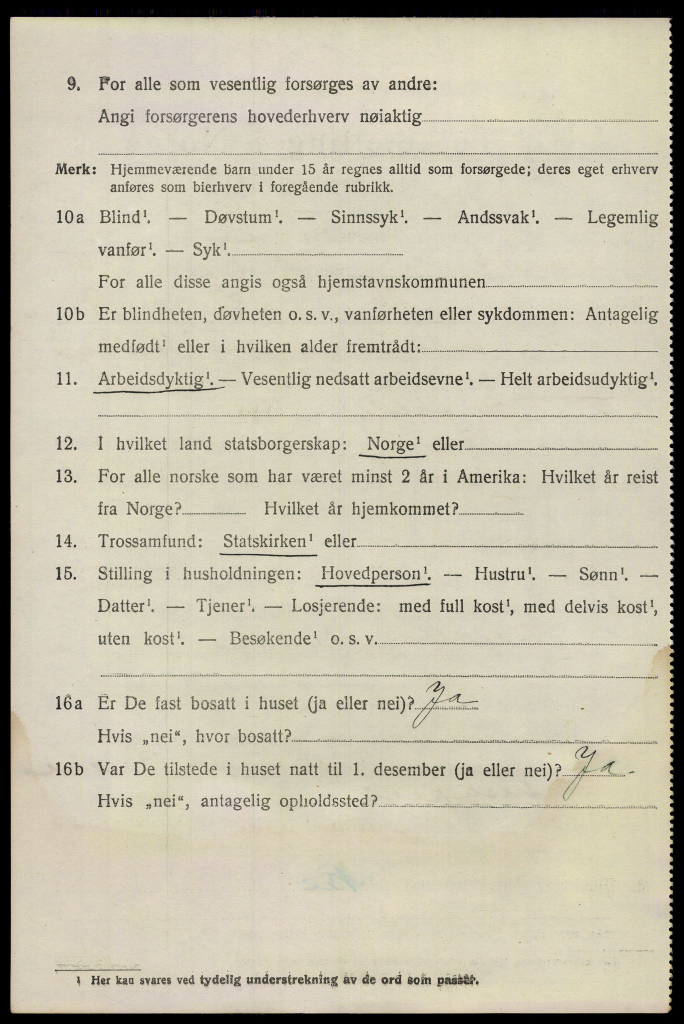 SAO, 1920 census for Nes, 1920, p. 6771