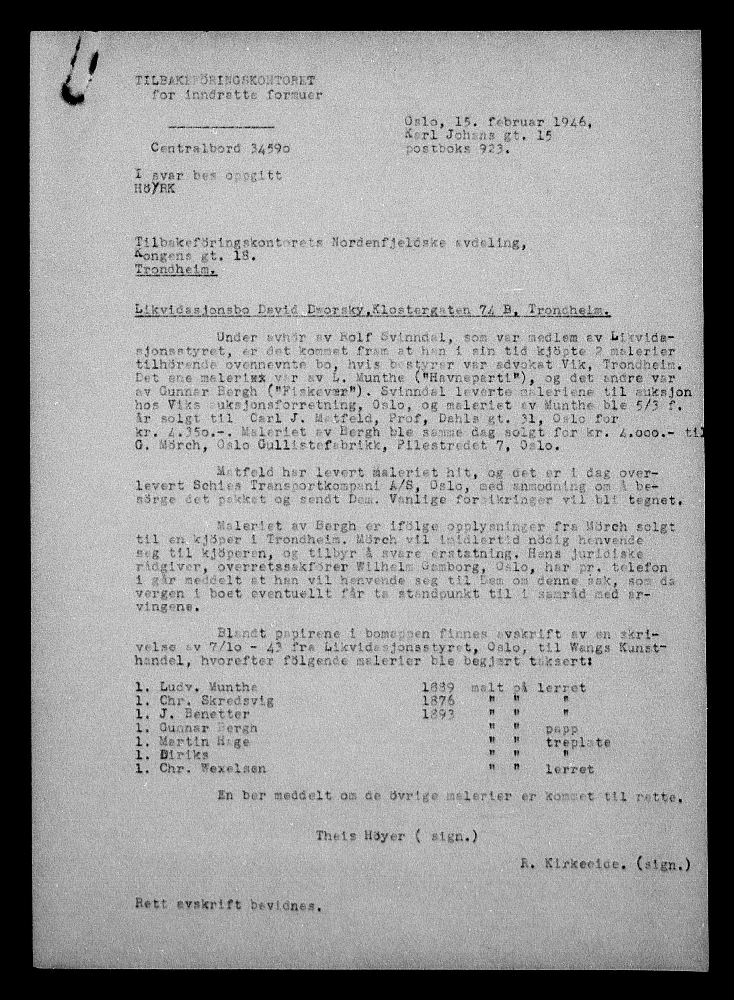 Justisdepartementet, Tilbakeføringskontoret for inndratte formuer, AV/RA-S-1564/H/Hc/Hca/L0894: --, 1945-1947, p. 301