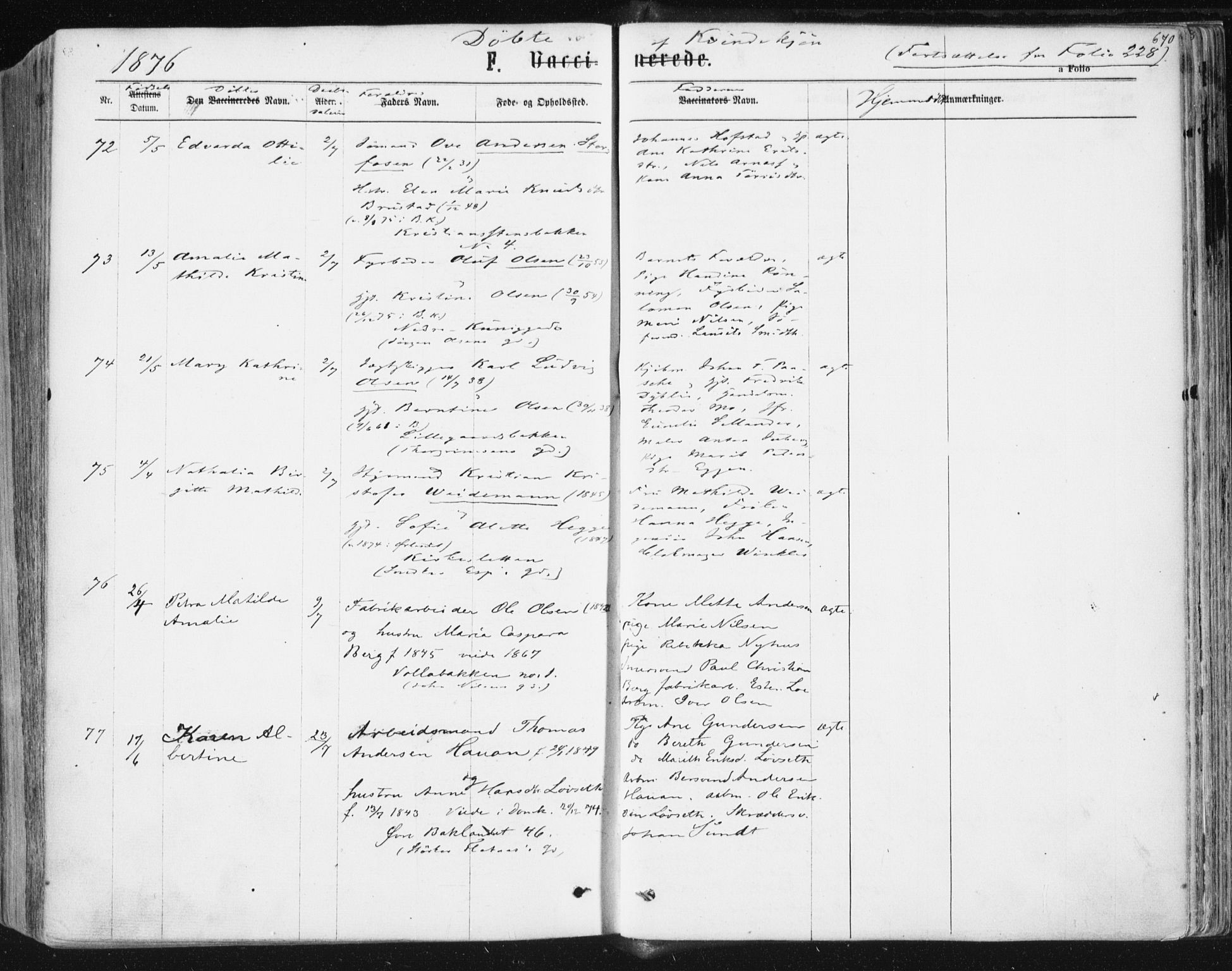 Ministerialprotokoller, klokkerbøker og fødselsregistre - Sør-Trøndelag, AV/SAT-A-1456/604/L0186: Parish register (official) no. 604A07, 1866-1877, p. 670