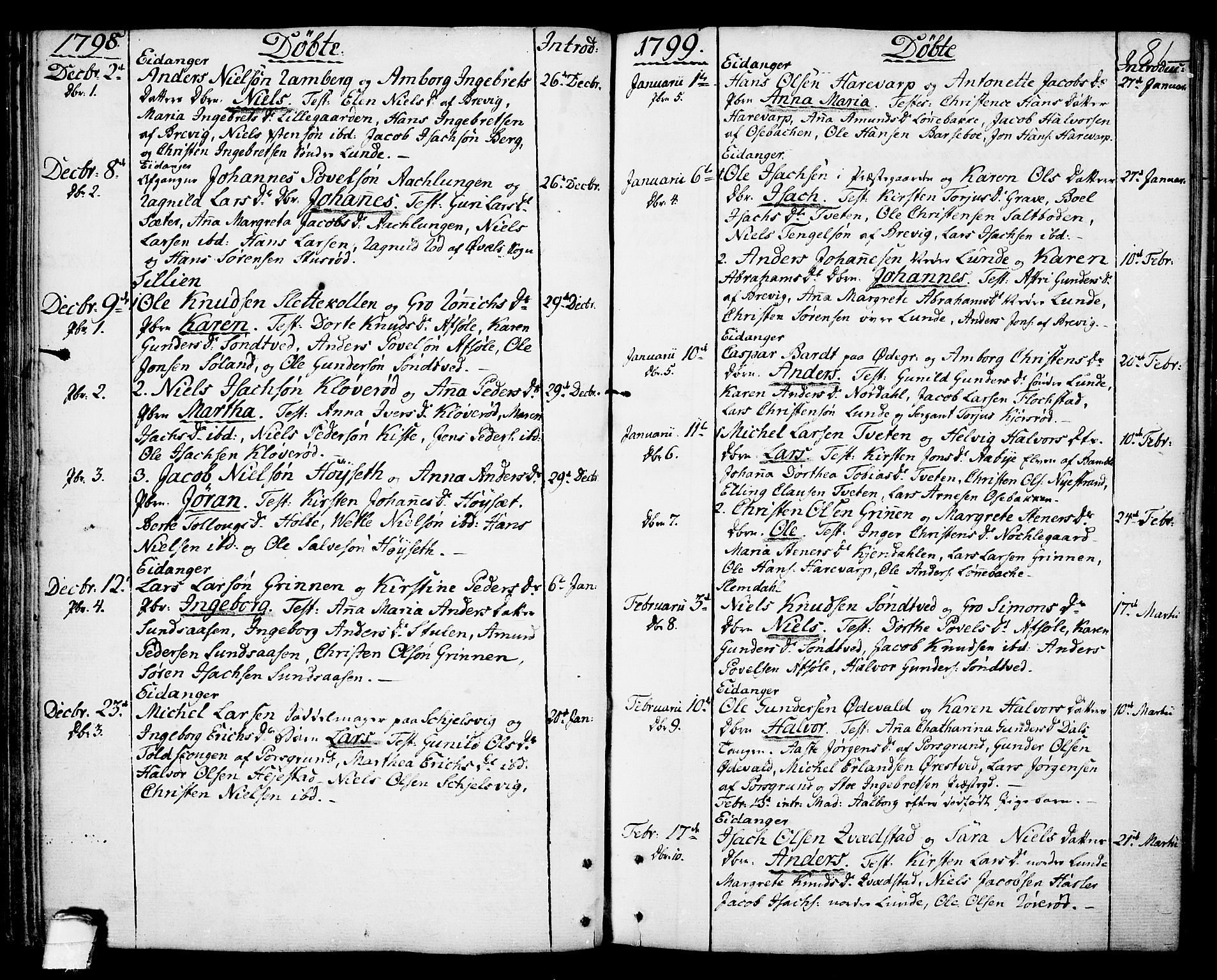 Eidanger kirkebøker, SAKO/A-261/F/Fa/L0006: Parish register (official) no. 6, 1764-1814, p. 81