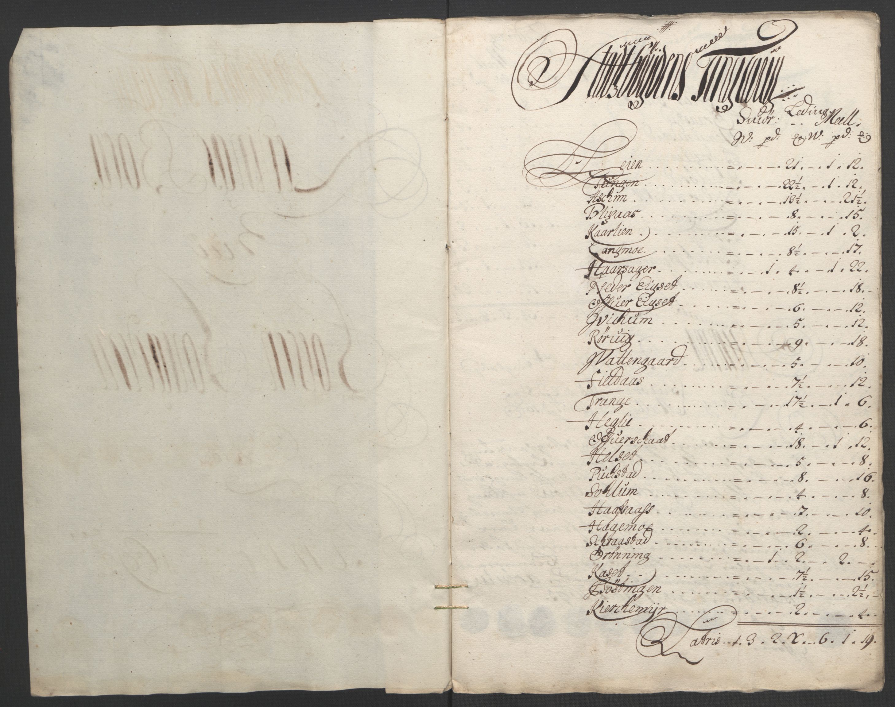 Rentekammeret inntil 1814, Reviderte regnskaper, Fogderegnskap, RA/EA-4092/R57/L3849: Fogderegnskap Fosen, 1692-1693, p. 533