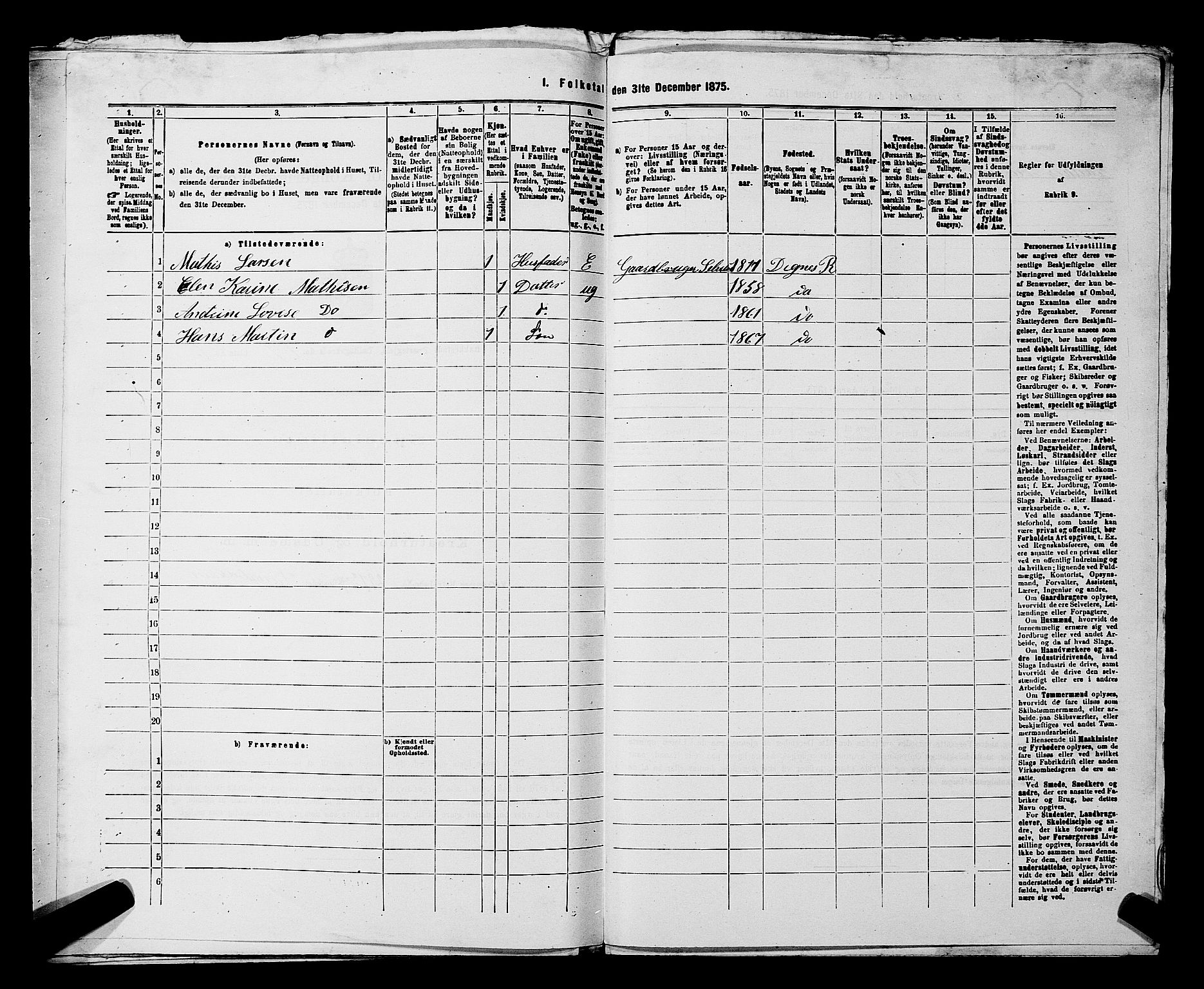 RA, 1875 census for 0128P Rakkestad, 1875, p. 1853