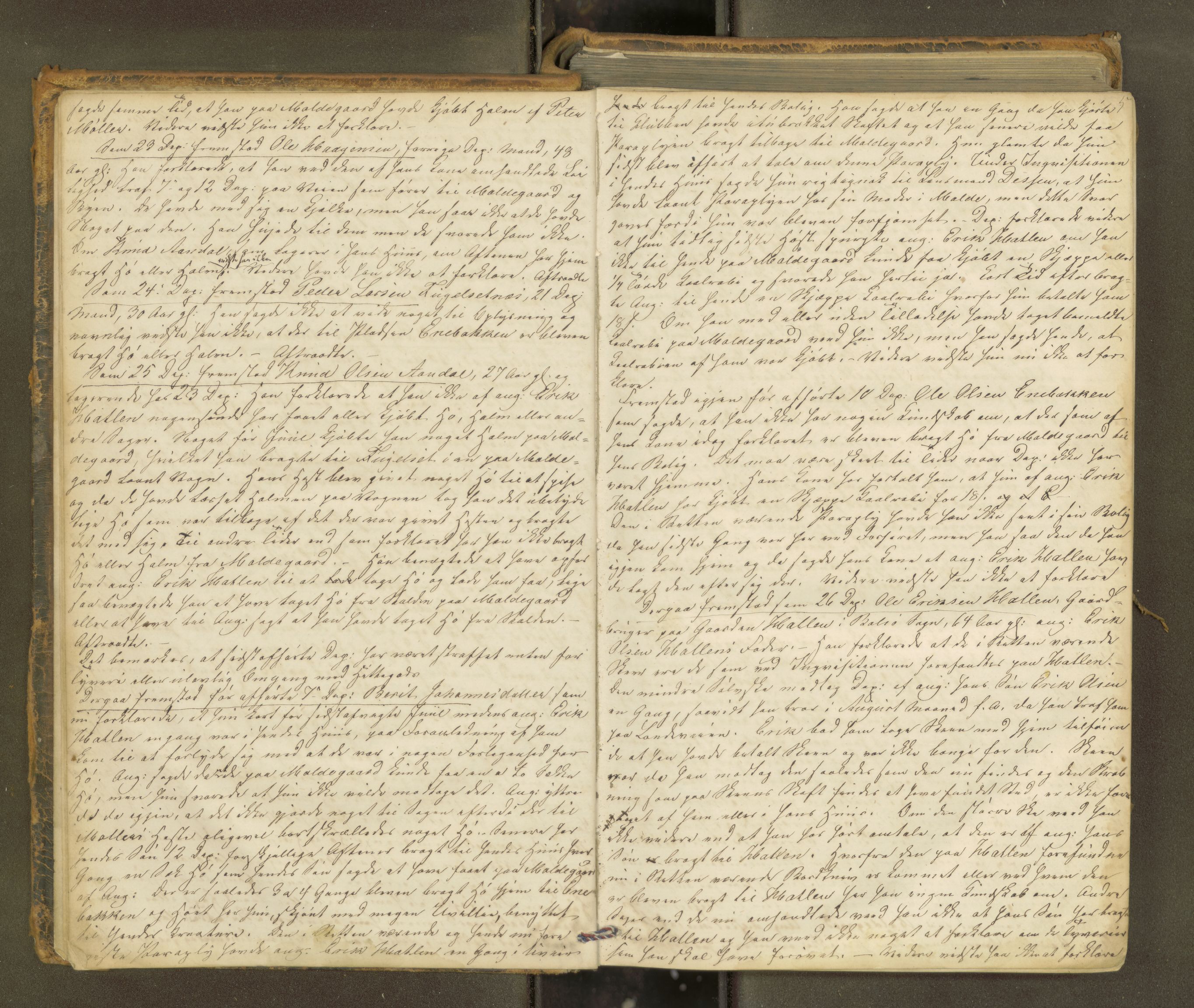 Molde byfogd, AV/SAT-A-0025/1/1A/L0010: Justisprotokoll, 1863-1869, p. 4b-5a