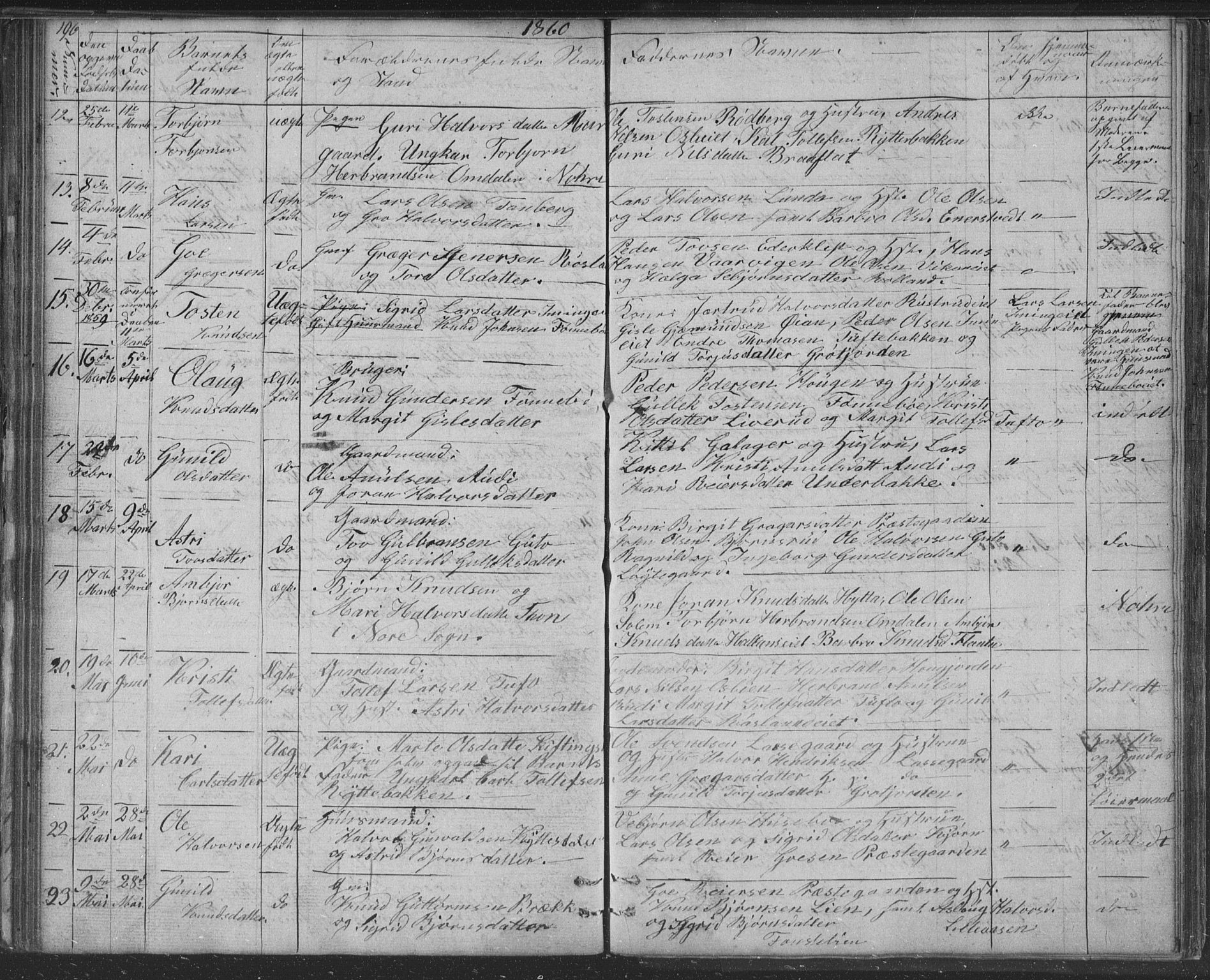 Nore kirkebøker, AV/SAKO-A-238/F/Fc/L0002: Parish register (official) no. III 2, 1836-1861, p. 196