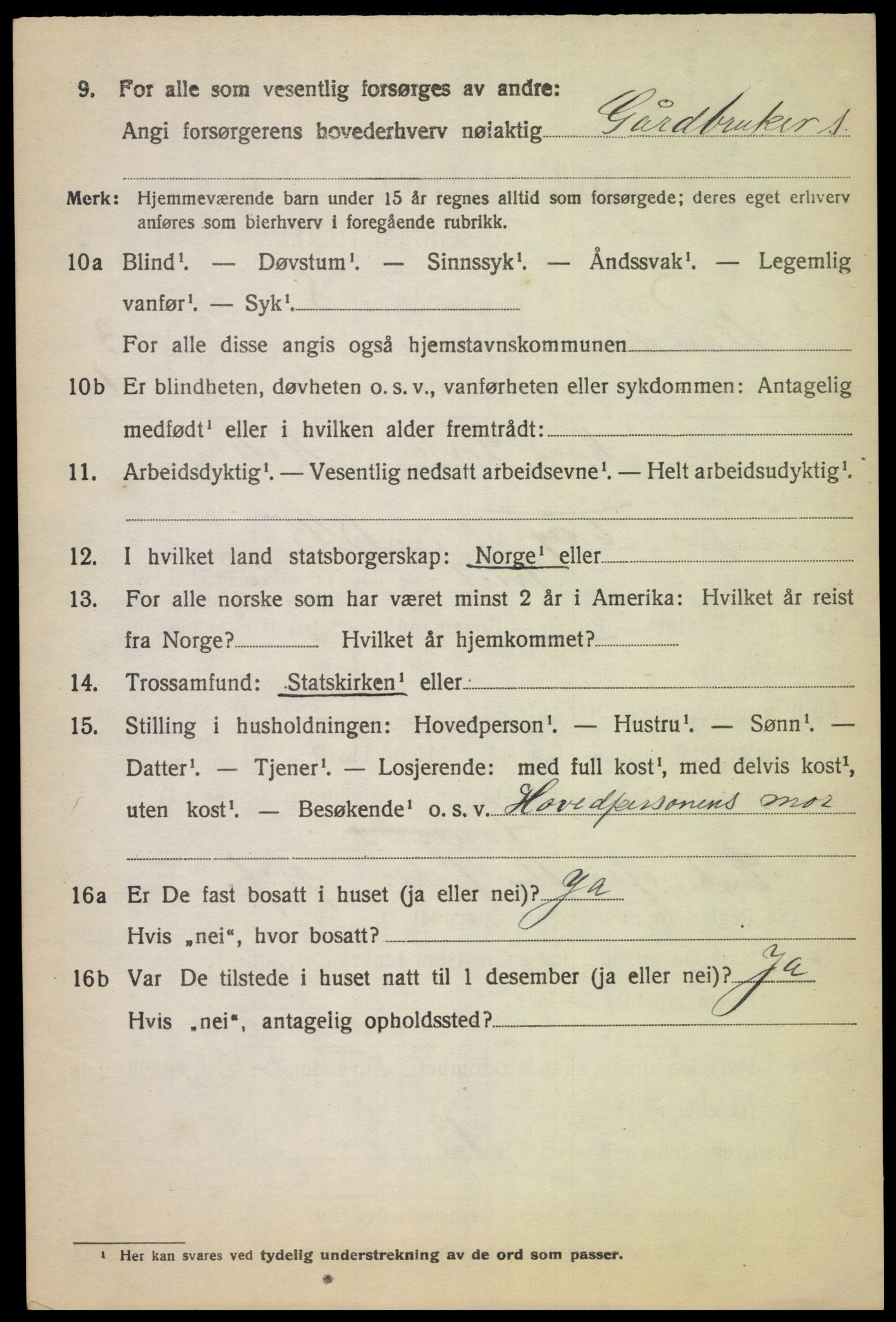 SAK, 1920 census for Randesund, 1920, p. 1773