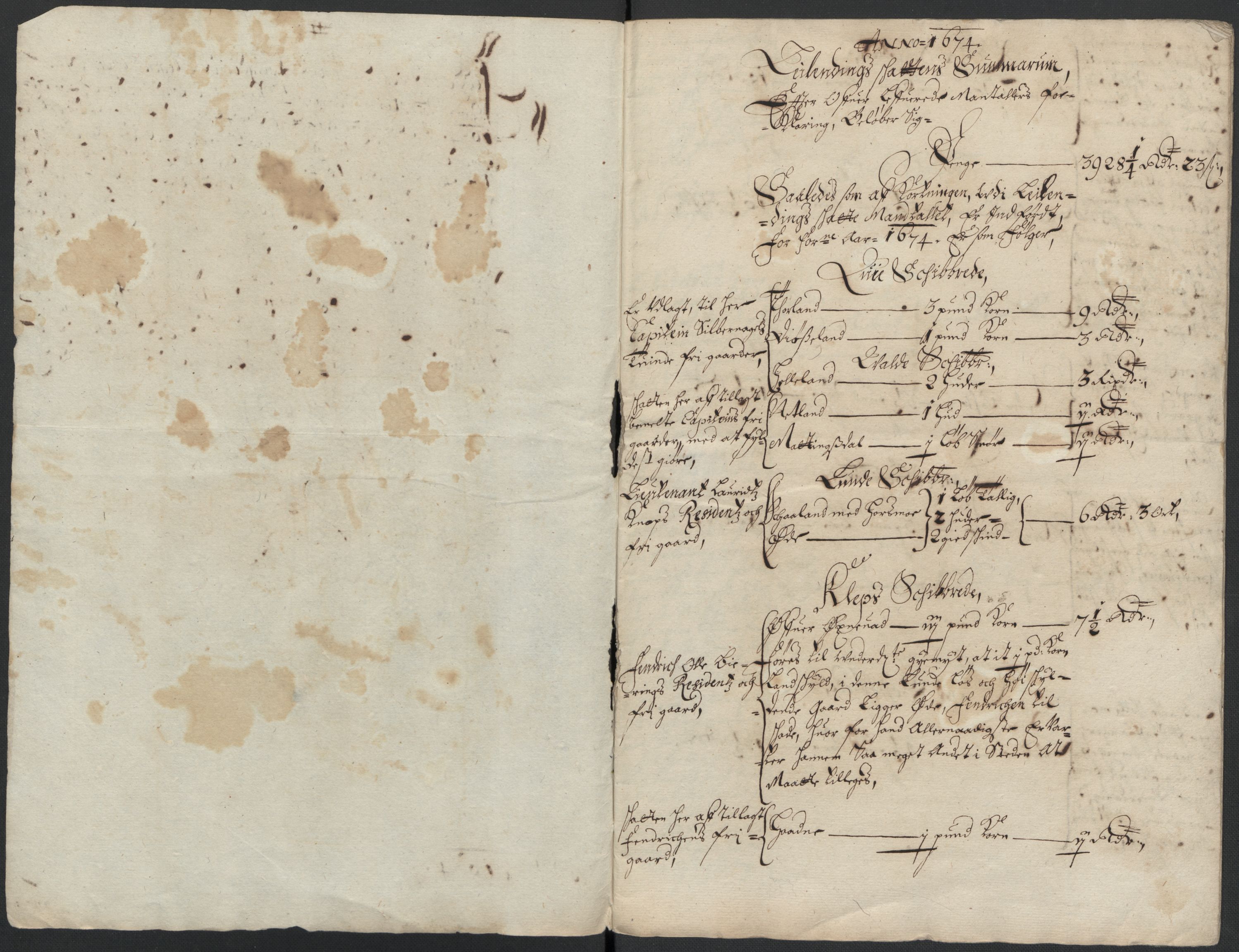 Rentekammeret inntil 1814, Reviderte regnskaper, Fogderegnskap, RA/EA-4092/R46/L2714: Fogderegnskap Jæren og Dalane, 1673-1674, p. 444