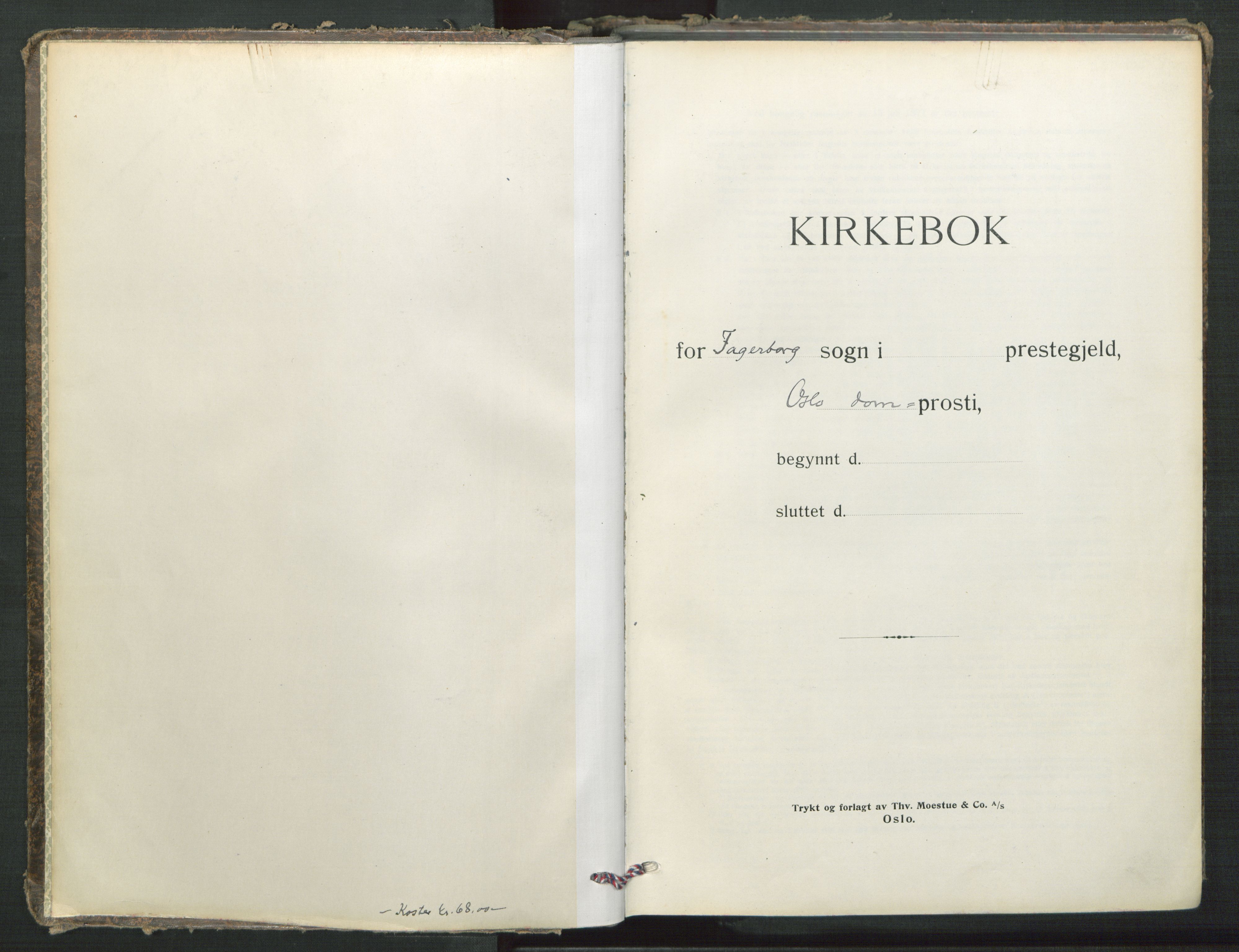 Fagerborg prestekontor Kirkebøker, SAO/A-10844/F/Fa/L0009: Parish register (official) no. 9, 1934-1945