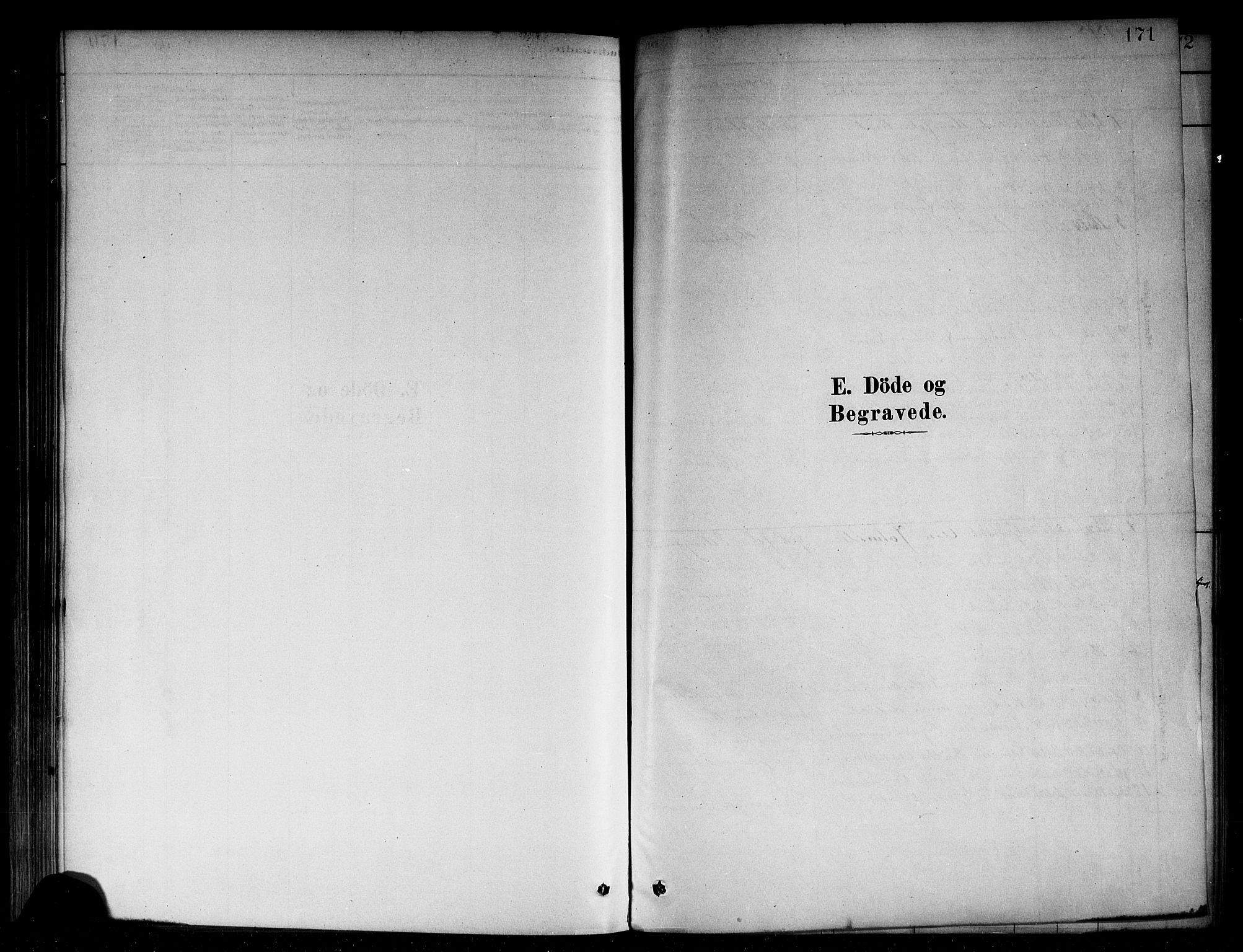 Vik sokneprestembete, SAB/A-81501: Parish register (official) no. B 1, 1878-1890, p. 171