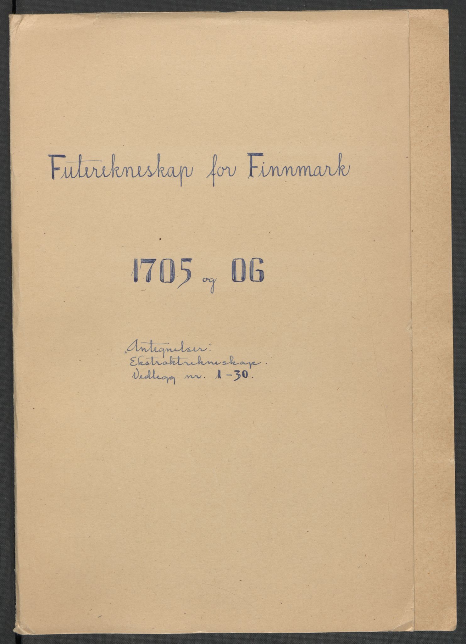 Rentekammeret inntil 1814, Reviderte regnskaper, Fogderegnskap, RA/EA-4092/R69/L4853: Fogderegnskap Finnmark/Vardøhus, 1705-1706, p. 269