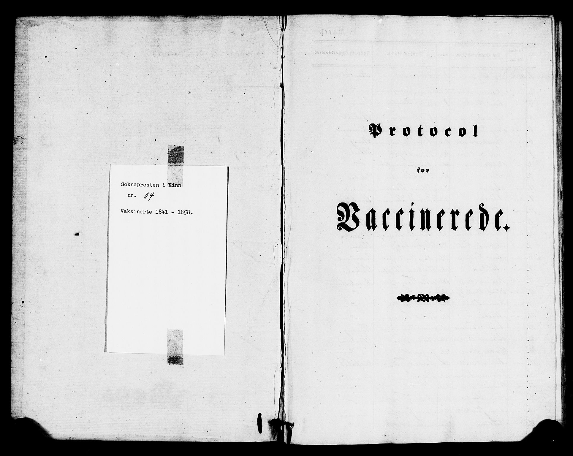 Kinn sokneprestembete, AV/SAB-A-80801/H/Haa/Haaa/L0016: Parish register (official) no. A 16, 1841-1858