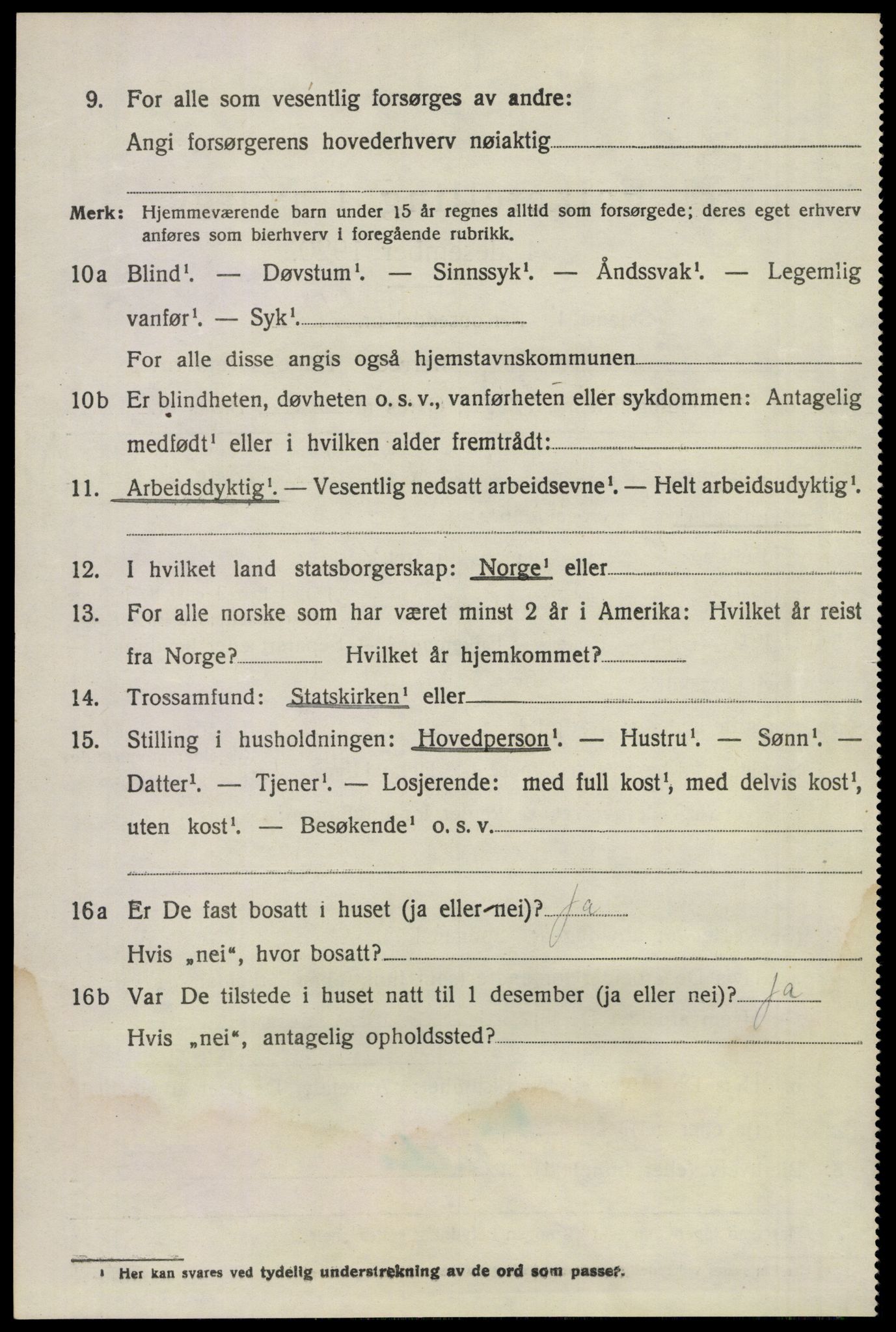SAKO, 1920 census for Våle, 1920, p. 5473