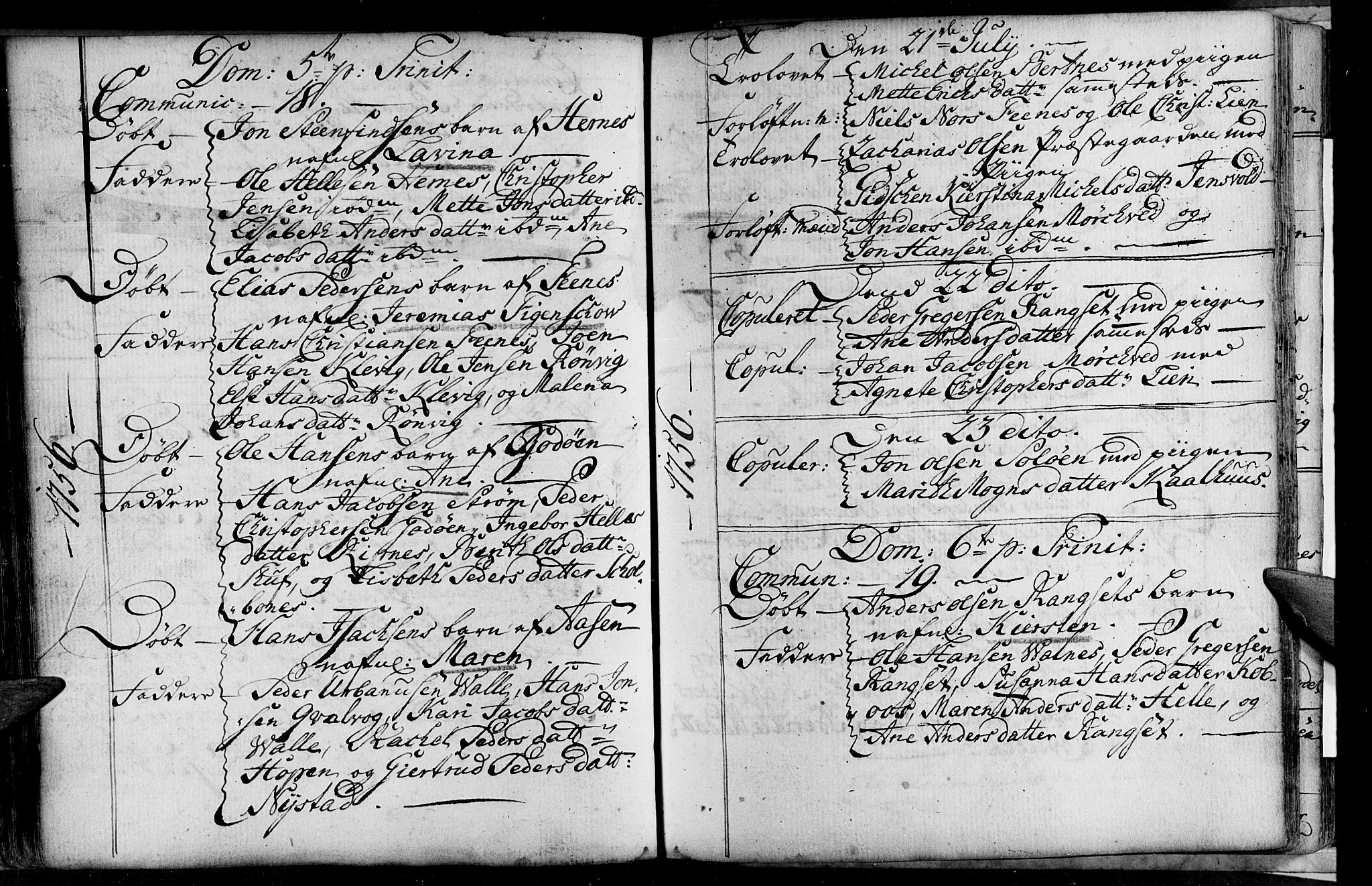 Ministerialprotokoller, klokkerbøker og fødselsregistre - Nordland, AV/SAT-A-1459/801/L0002: Parish register (official) no. 801A02, 1744-1761