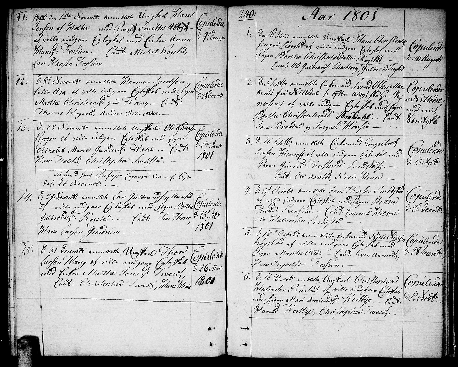 Gjerdrum prestekontor Kirkebøker, AV/SAO-A-10412b/F/Fa/L0003: Parish register (official) no. I 3, 1798-1815, p. 240