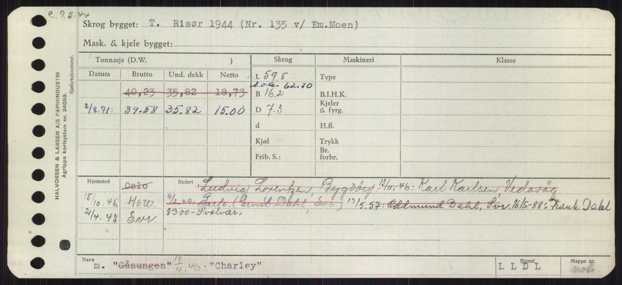 Sjøfartsdirektoratet med forløpere, Skipsmålingen, RA/S-1627/H/Ha/L0001/0002: Fartøy, A-Eig / Fartøy Bjør-Eig, p. 625