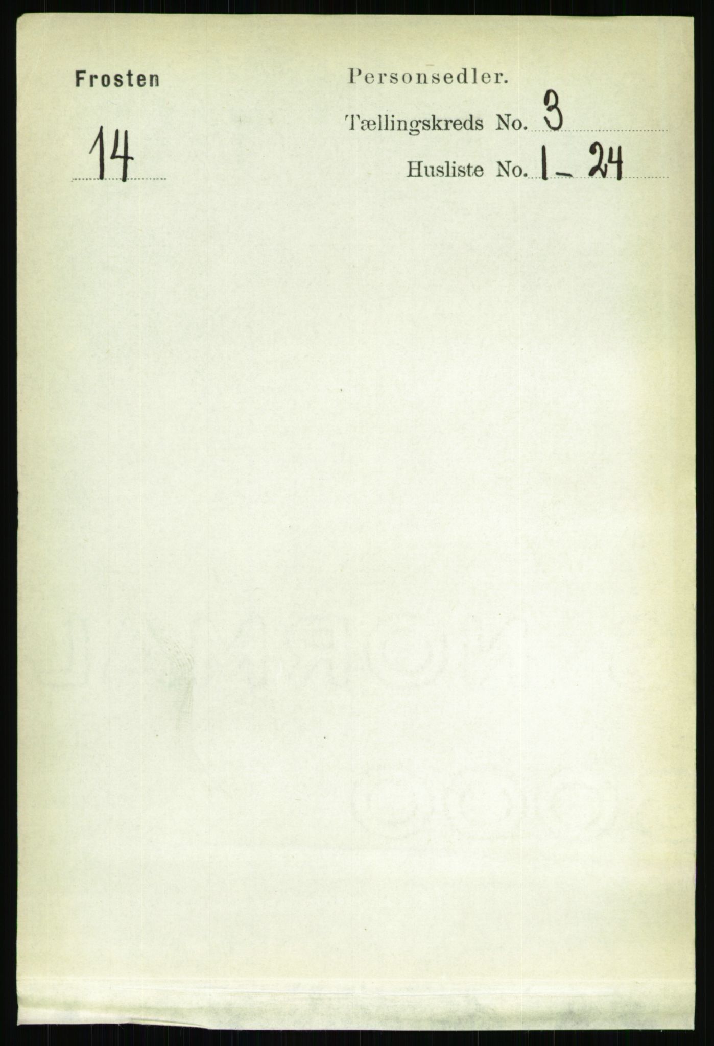 RA, 1891 census for 1717 Frosta, 1891, p. 1881