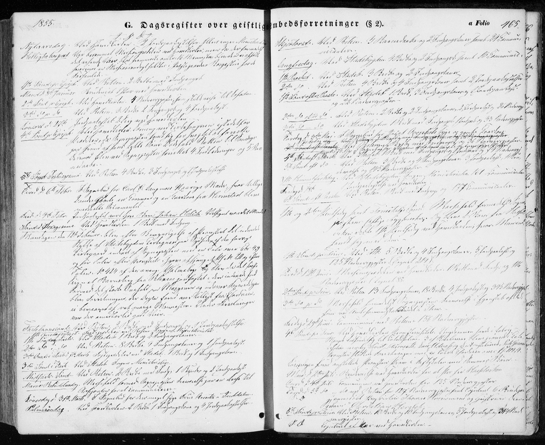 Ministerialprotokoller, klokkerbøker og fødselsregistre - Sør-Trøndelag, AV/SAT-A-1456/646/L0611: Parish register (official) no. 646A09, 1848-1857, p. 465