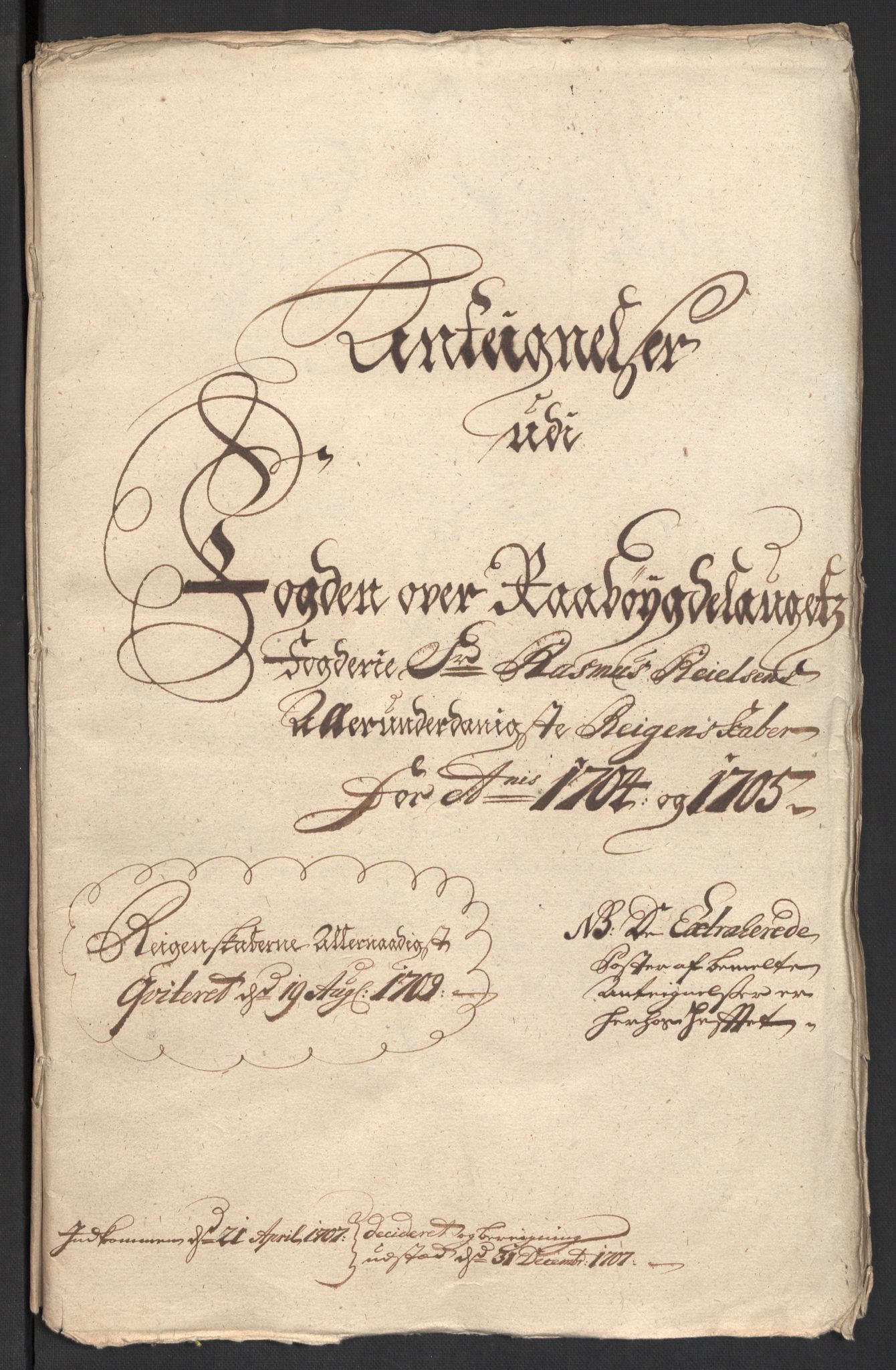 Rentekammeret inntil 1814, Reviderte regnskaper, Fogderegnskap, AV/RA-EA-4092/R40/L2447: Fogderegnskap Råbyggelag, 1703-1705, p. 457