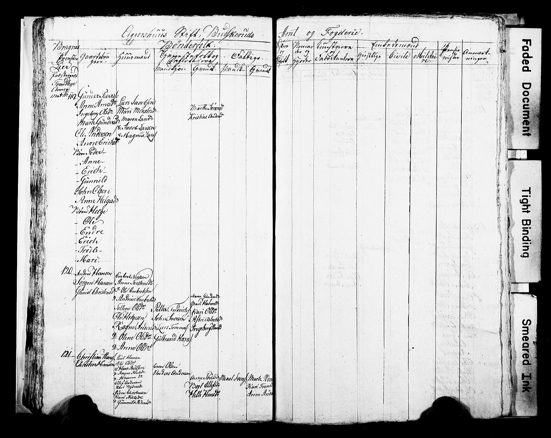 SAKO, 1815 Census for Lier parish, 1815, p. 42