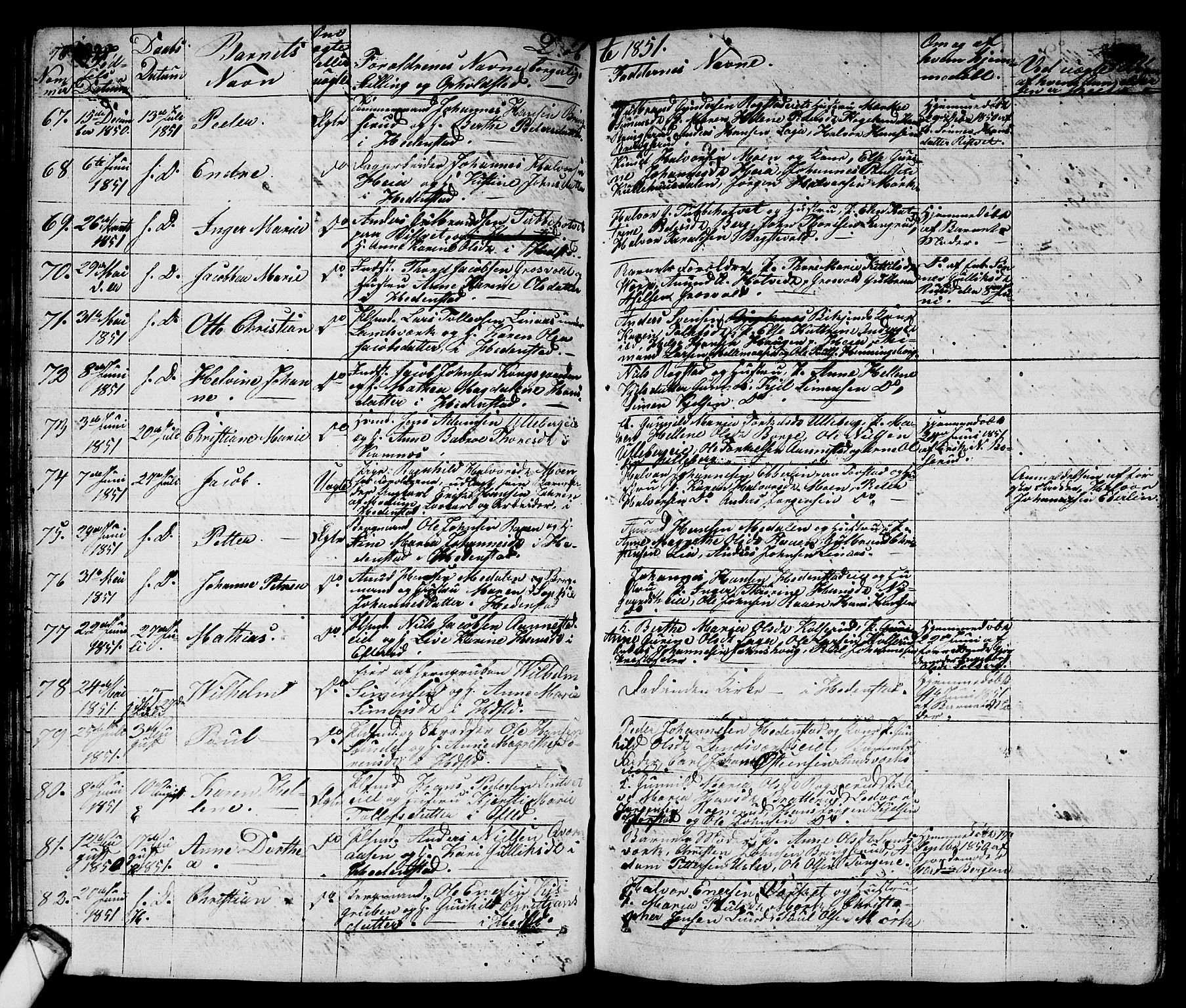 Sandsvær kirkebøker, AV/SAKO-A-244/G/Ga/L0004: Parish register (copy) no. I 4, 1840-1856, p. 96