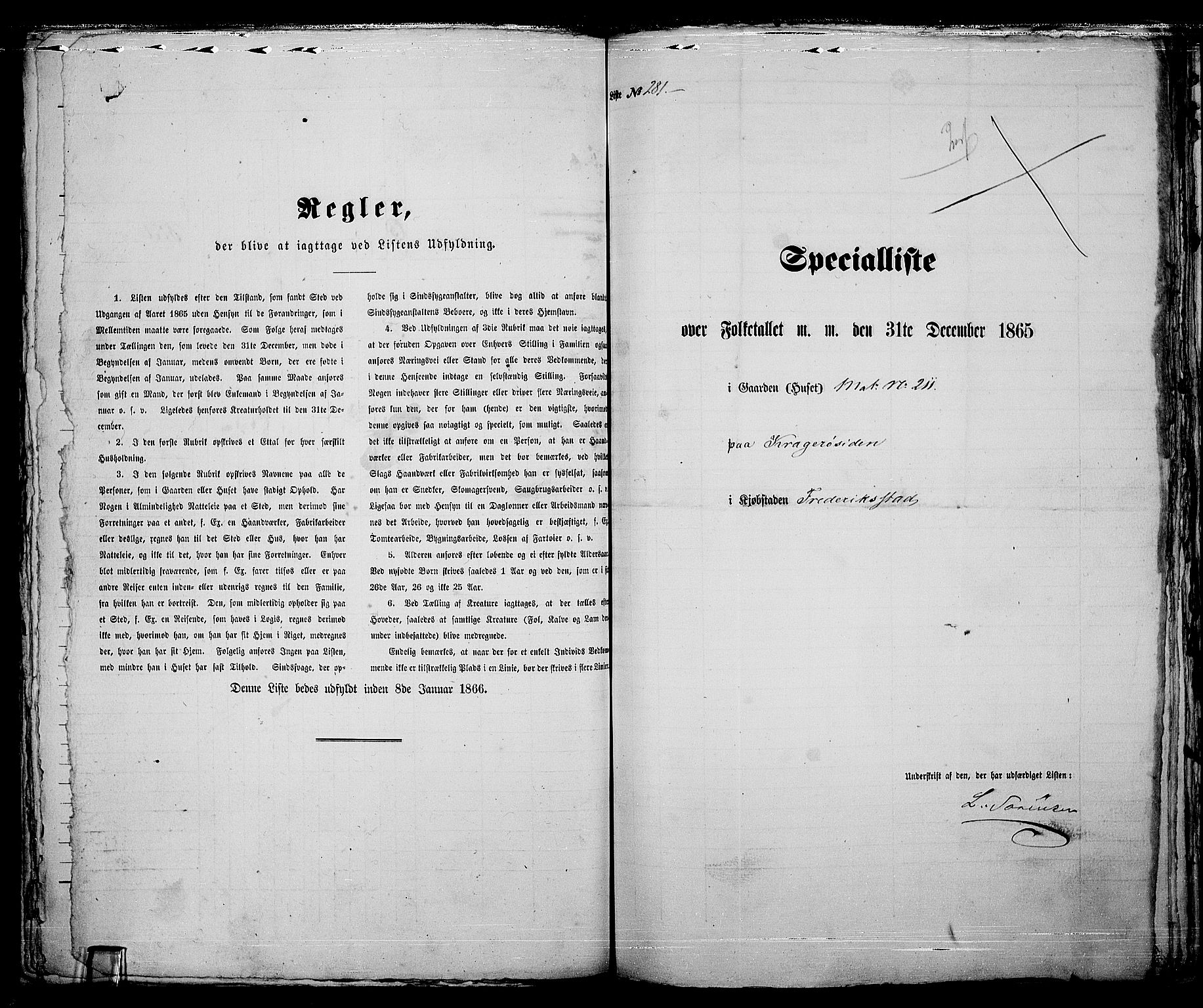 RA, 1865 census for Fredrikstad/Fredrikstad, 1865, p. 594