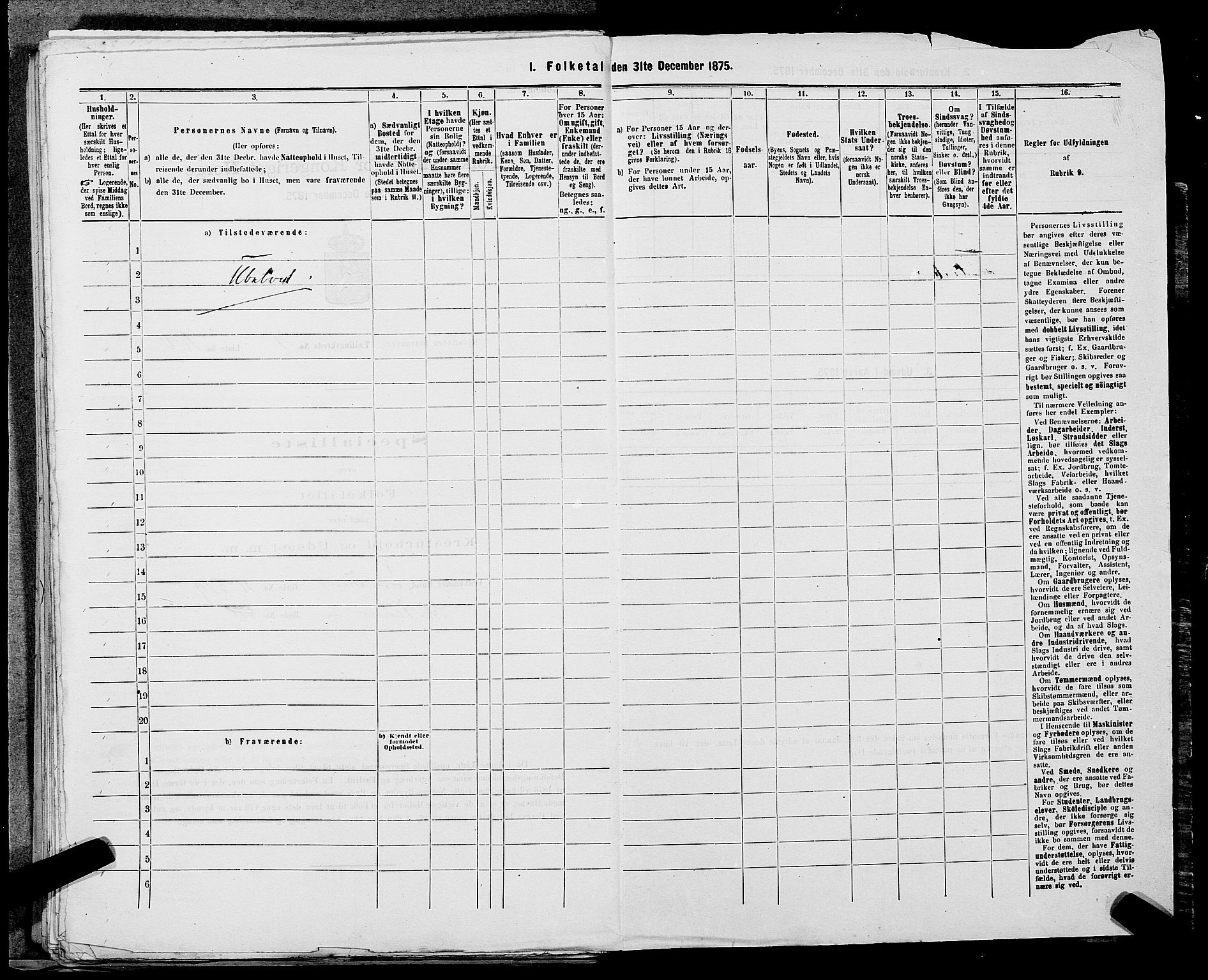 SAST, 1875 census for 1103 Stavanger, 1875, p. 859