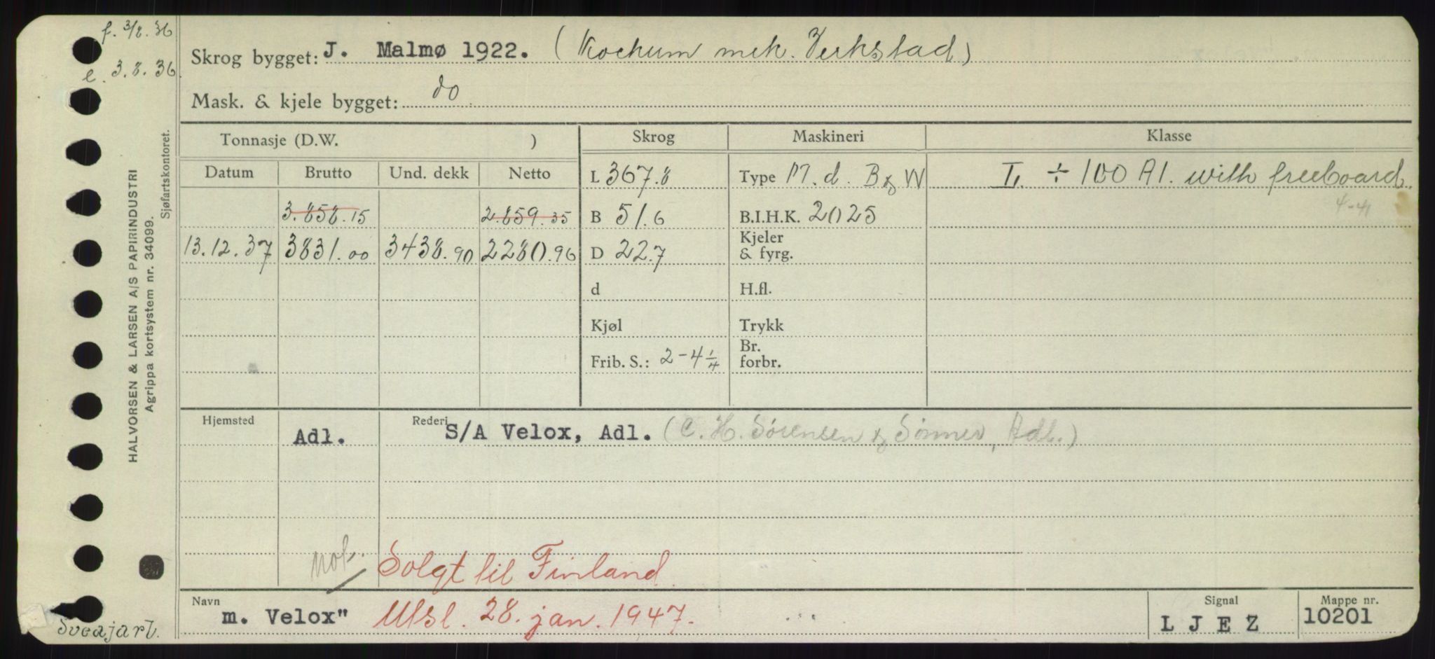 Sjøfartsdirektoratet med forløpere, Skipsmålingen, AV/RA-S-1627/H/Hd/L0040: Fartøy, U-Ve, p. 597