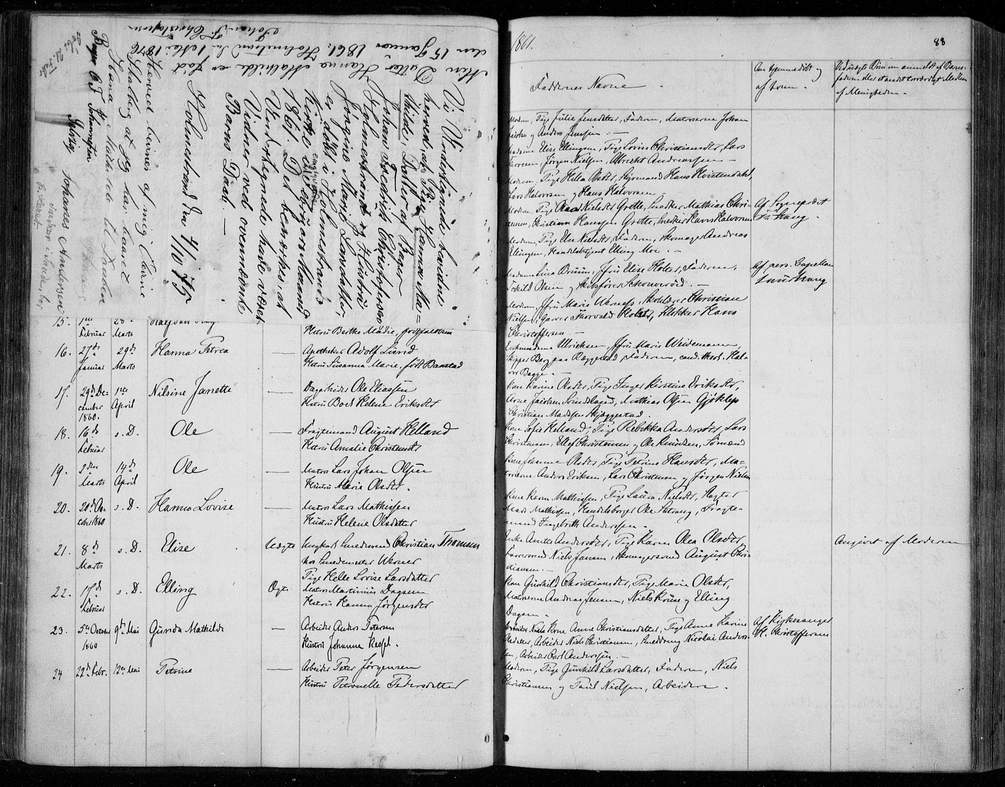 Holmestrand kirkebøker, AV/SAKO-A-346/F/Fa/L0002: Parish register (official) no. 2, 1840-1866, p. 88