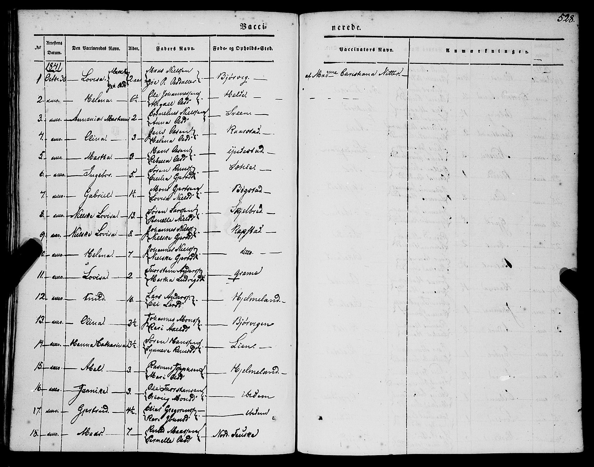 Gaular sokneprestembete, SAB/A-80001/H/Haa: Parish register (official) no. A 4II, 1841-1859, p. 528