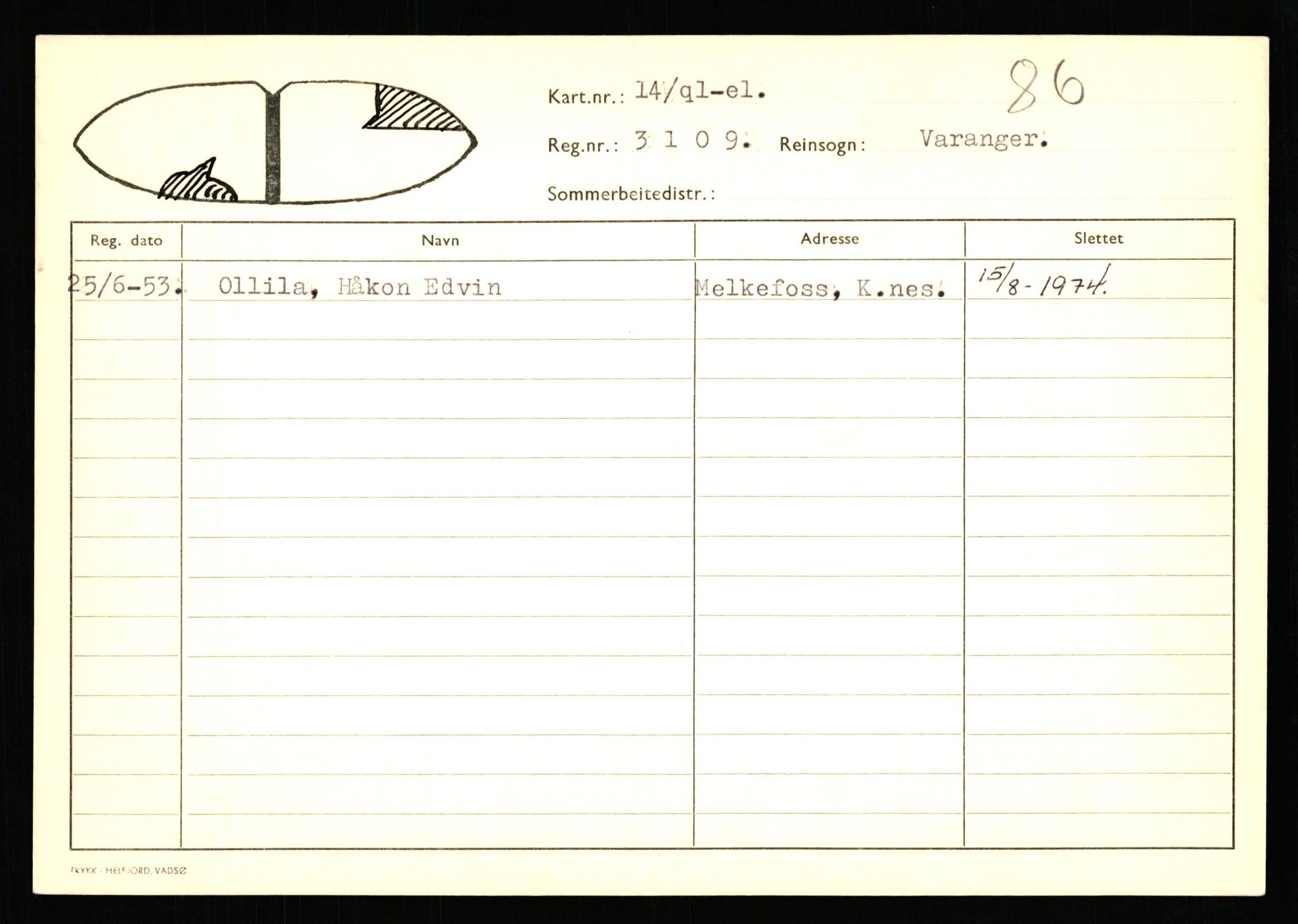 Lappefogden i Finnmark/Reindriftsforvaltningen Øst-Finnmark, AV/SATØ-S-1461/G/Ge/Gea/L0007: Slettede reinmerker: Karasjok, Kautokeino, Polmak og Varanger, 1934-1992, p. 255