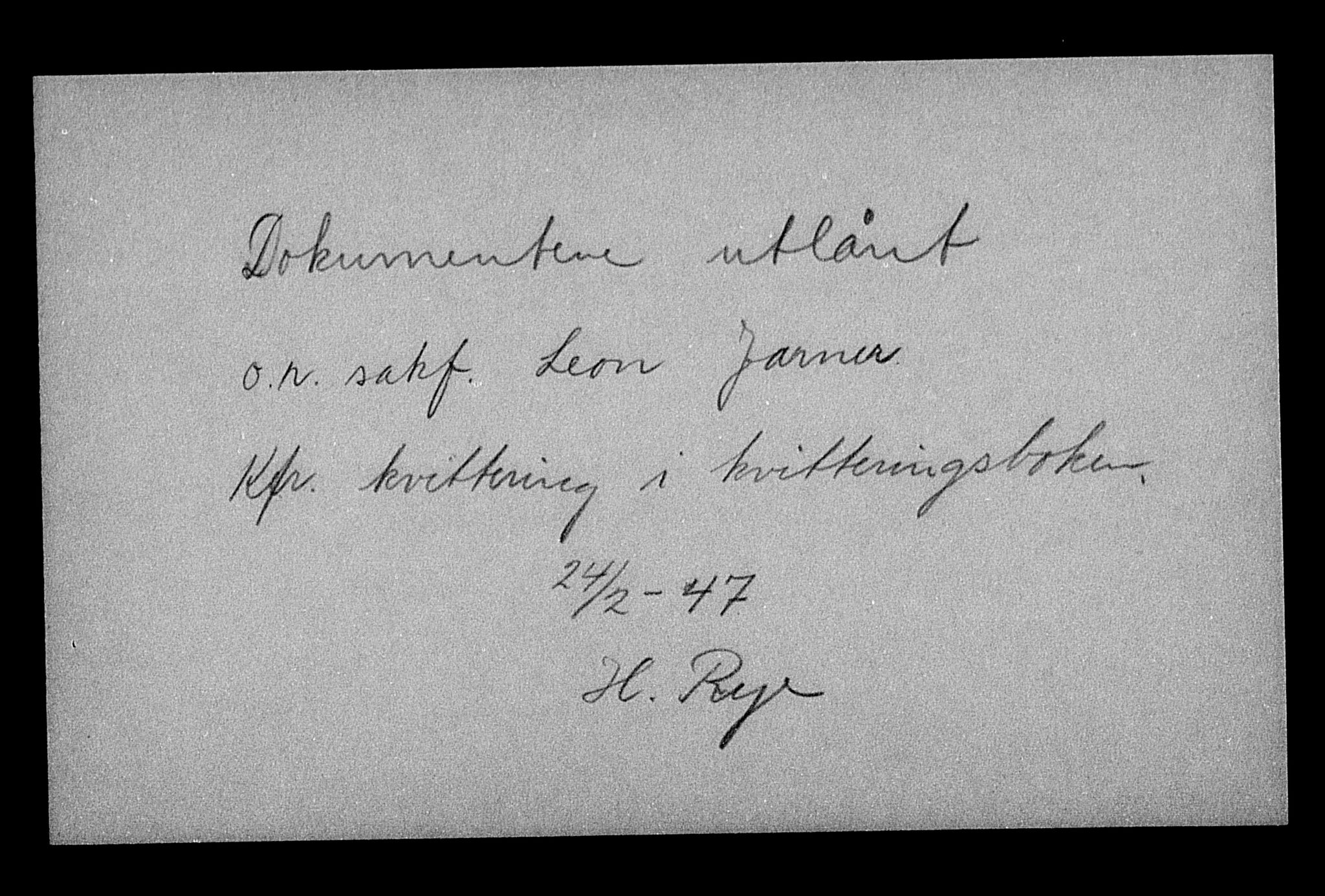 Justisdepartementet, Tilbakeføringskontoret for inndratte formuer, AV/RA-S-1564/H/Hc/Hcc/L0920: --, 1945-1947, p. 516