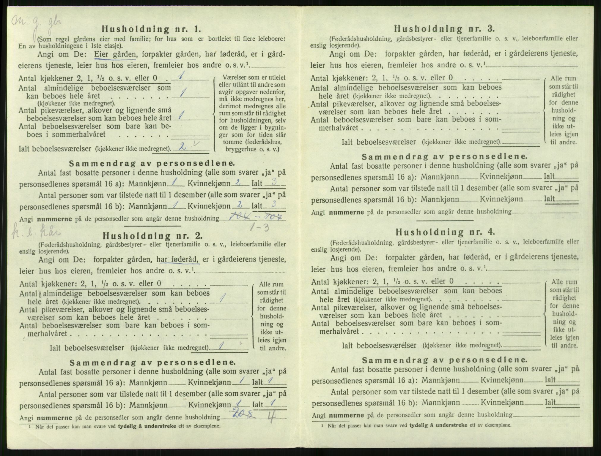 SAT, 1920 census for Vartdal, 1920, p. 148