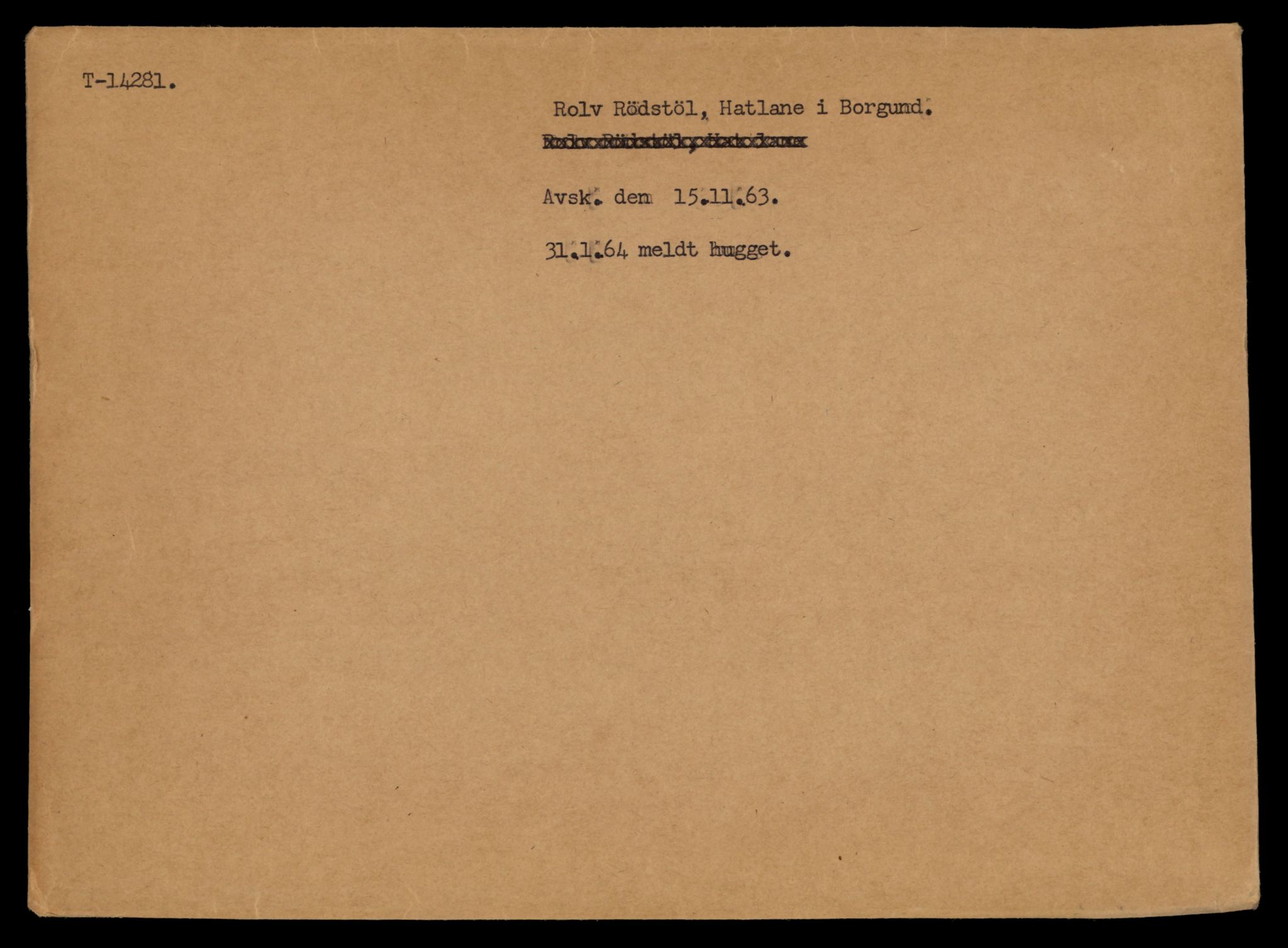 Møre og Romsdal vegkontor - Ålesund trafikkstasjon, AV/SAT-A-4099/F/Fe/L0044: Registreringskort for kjøretøy T 14205 - T 14319, 1927-1998, p. 2237