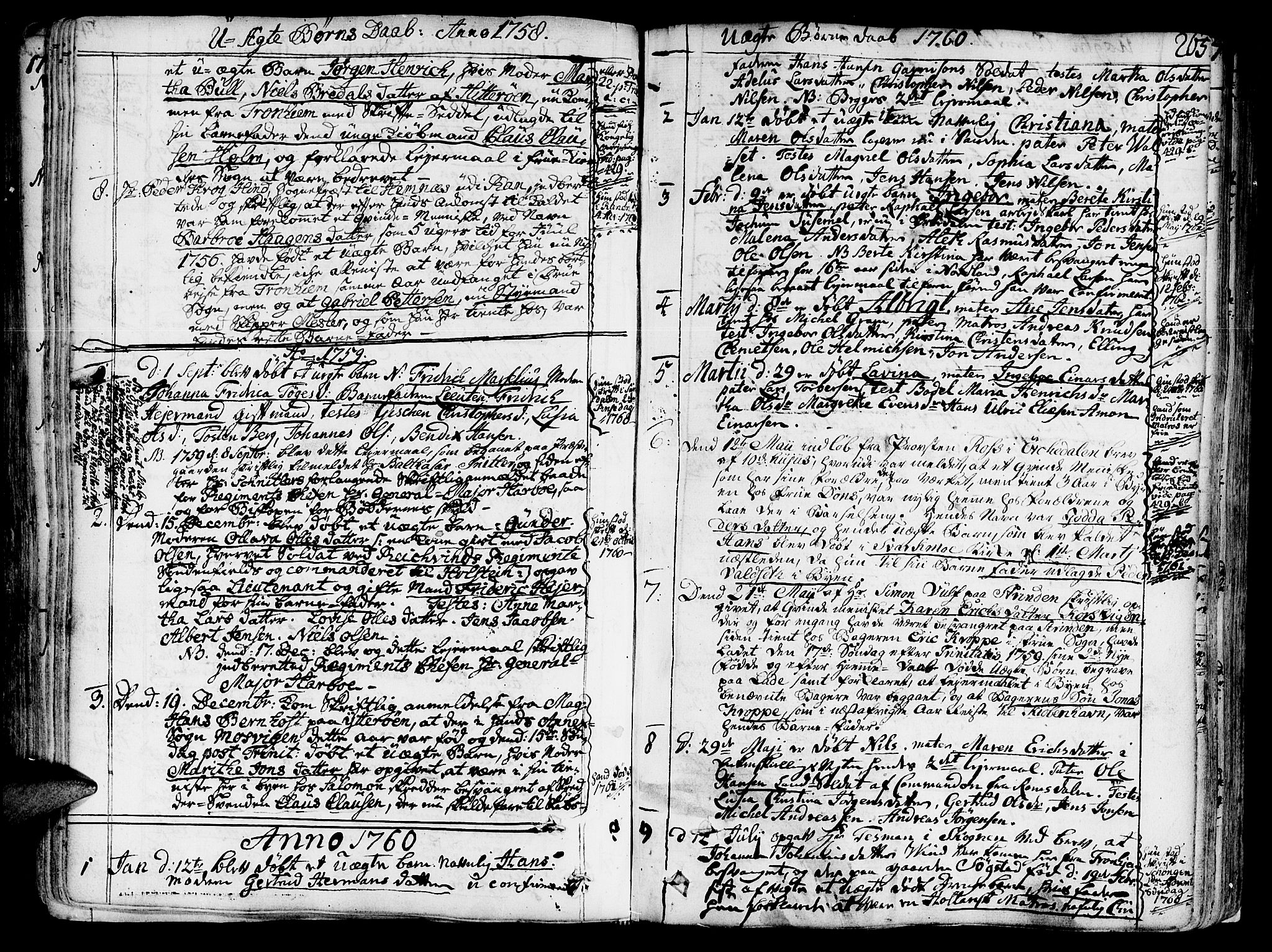 Ministerialprotokoller, klokkerbøker og fødselsregistre - Sør-Trøndelag, SAT/A-1456/602/L0103: Parish register (official) no. 602A01, 1732-1774, p. 265