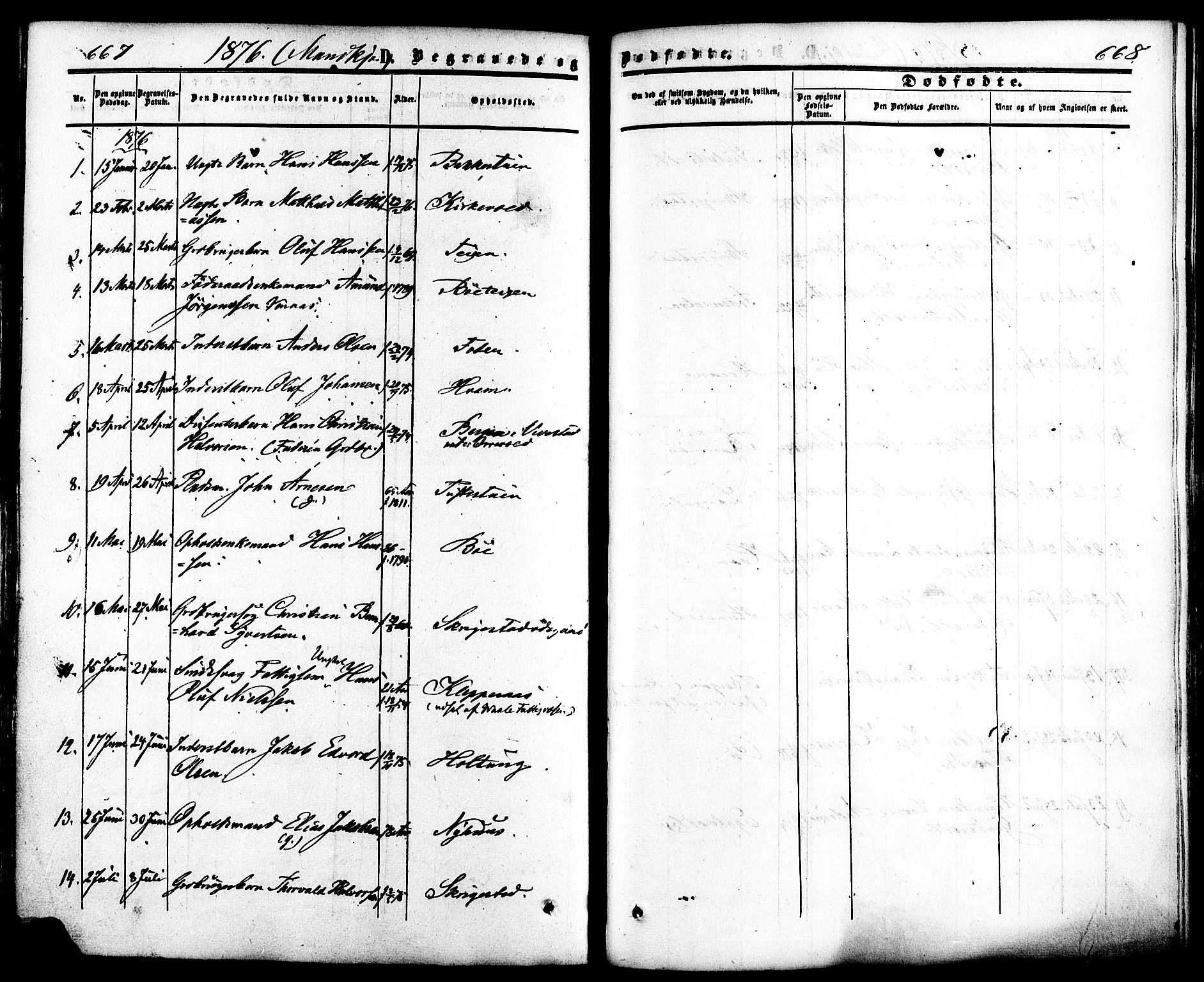 Ramnes kirkebøker, AV/SAKO-A-314/F/Fa/L0006: Parish register (official) no. I 6, 1862-1877, p. 667-668