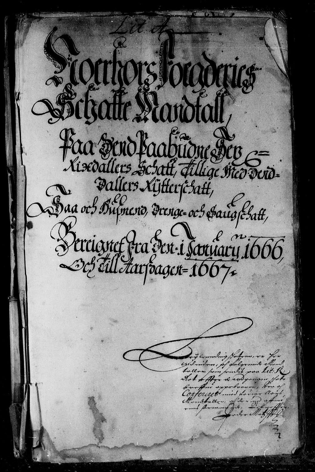 Rentekammeret inntil 1814, Reviderte regnskaper, Stiftamtstueregnskaper, Bergen stiftamt, RA/EA-6043/R/Rc/L0019: Bergen stiftamt, 1665-1666