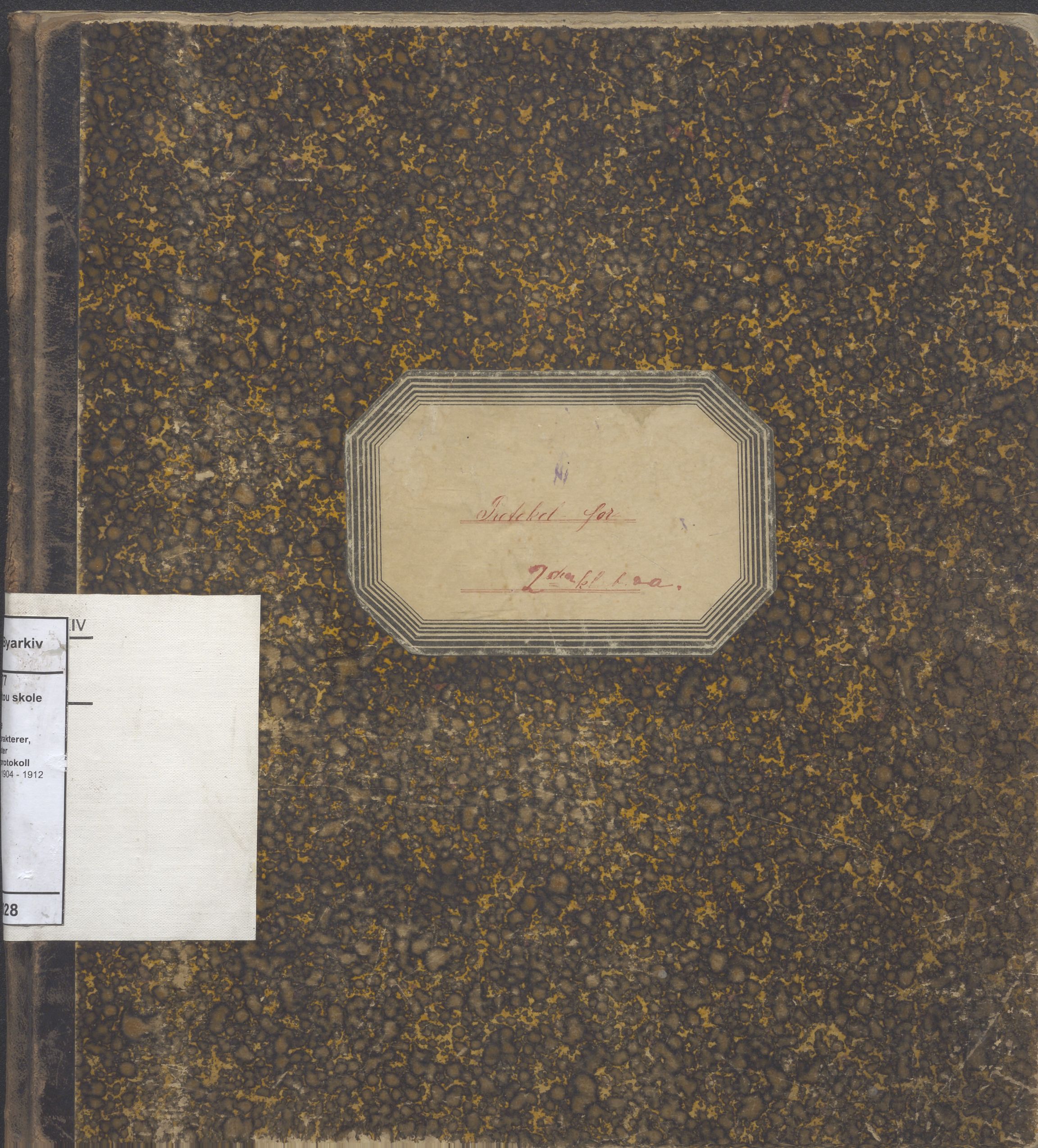 PA-0426, Platou skole, BYST/A-1477/G/Ga/L0028: Karakterprotokoll, 1904-1912