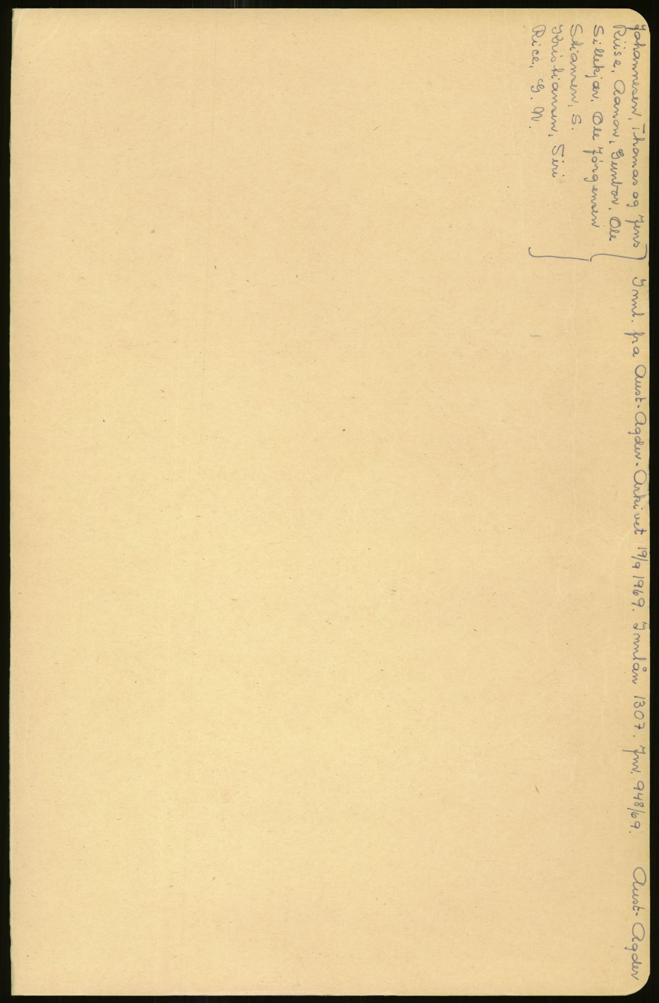 Samlinger til kildeutgivelse, Amerikabrevene, RA/EA-4057/F/L0026: Innlån fra Aust-Agder: Aust-Agder-Arkivet - Erickson, 1838-1914, p. 461