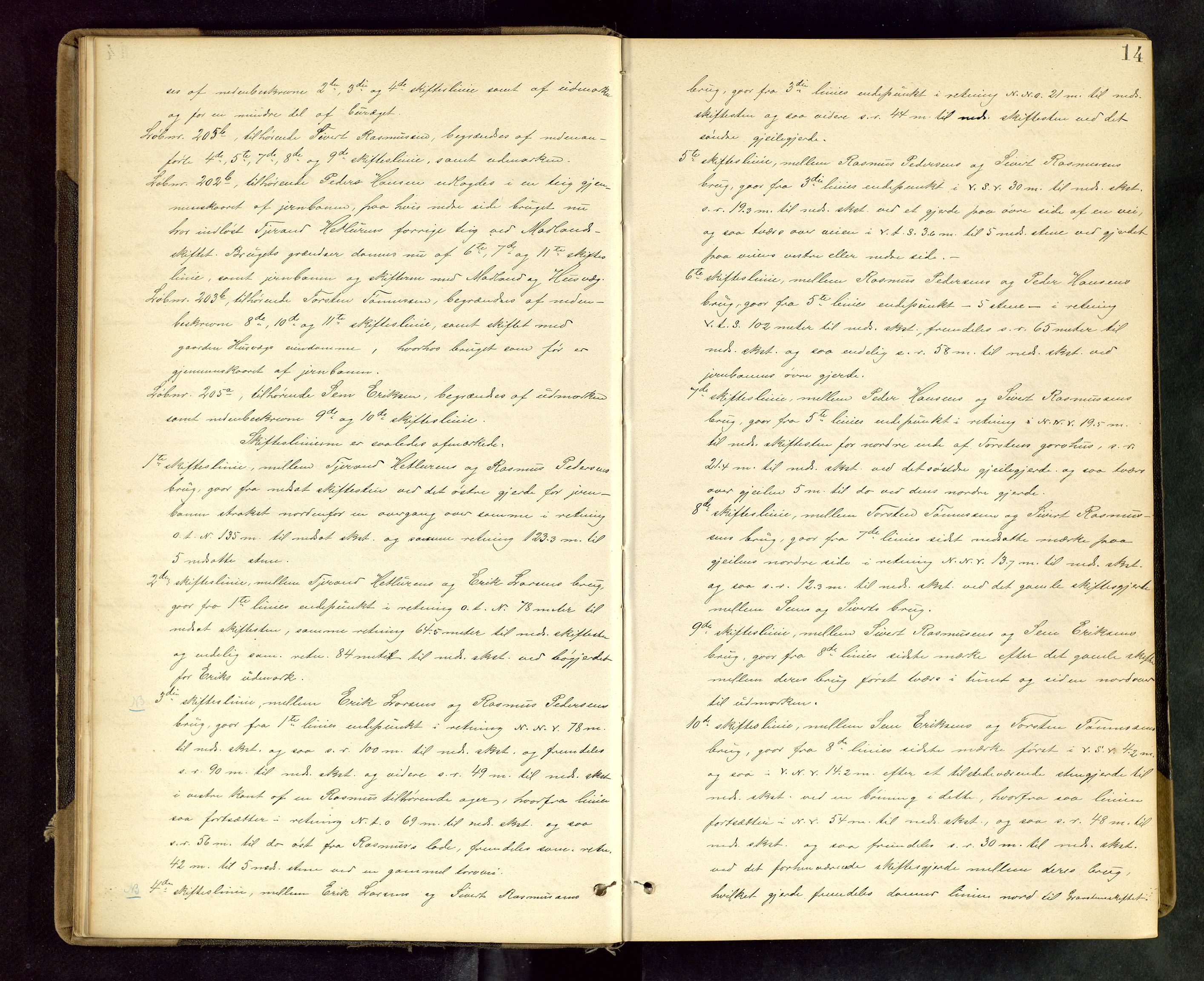 Rogaland jordskifterett, AV/SAST-A-102426/Oa/L0049: Forhandlingsprotokoll, 1887-1892, p. 14