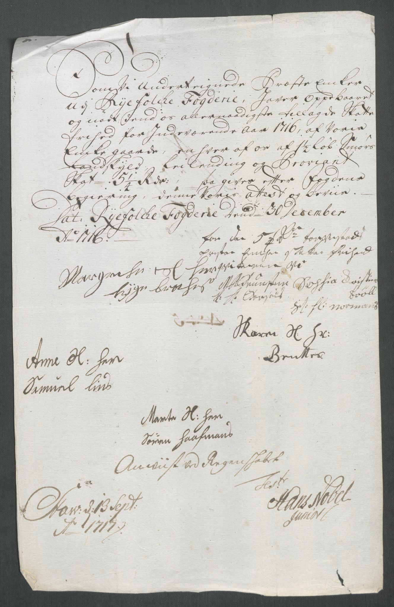 Rentekammeret inntil 1814, Reviderte regnskaper, Fogderegnskap, RA/EA-4092/R47/L2869: Fogderegnskap Ryfylke, 1716, p. 298