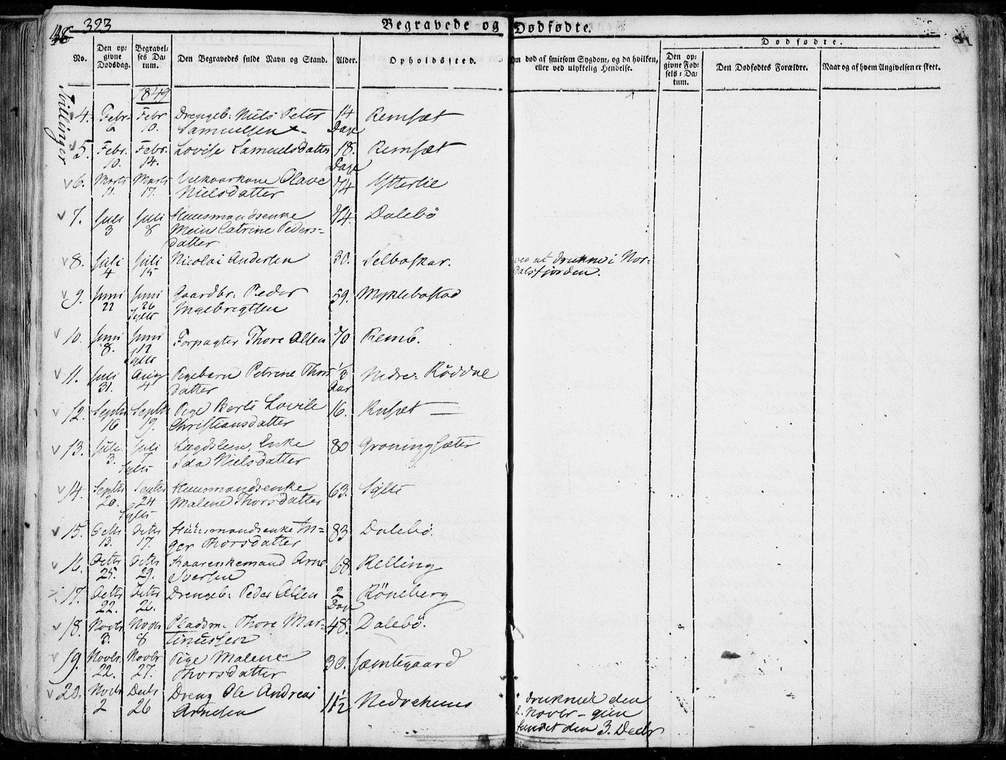 Ministerialprotokoller, klokkerbøker og fødselsregistre - Møre og Romsdal, AV/SAT-A-1454/519/L0248: Parish register (official) no. 519A07, 1829-1860, p. 323