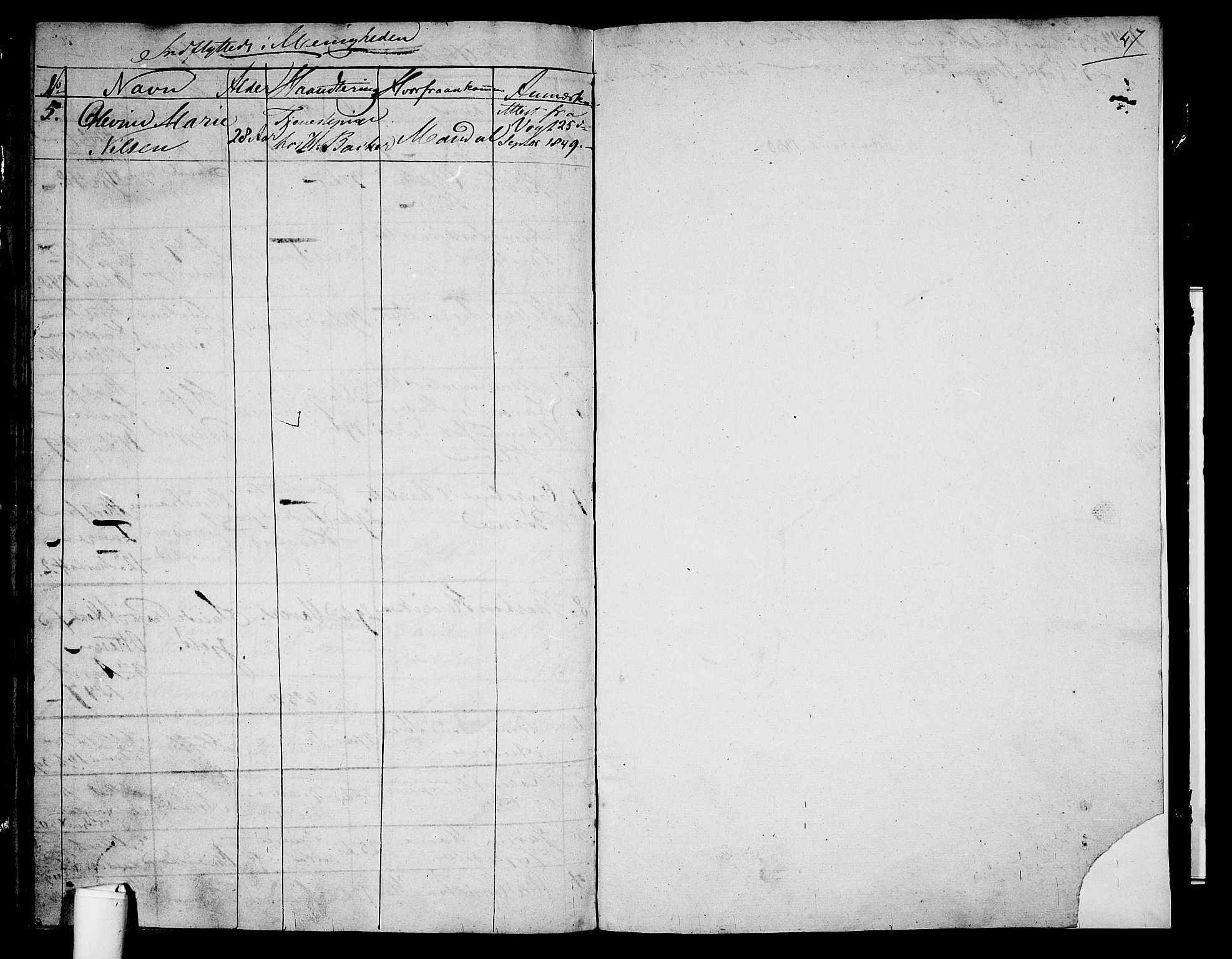 Holmestrand kirkebøker, SAKO/A-346/G/Ga/L0002: Parish register (copy) no. 2, 1846-1849, p. 47