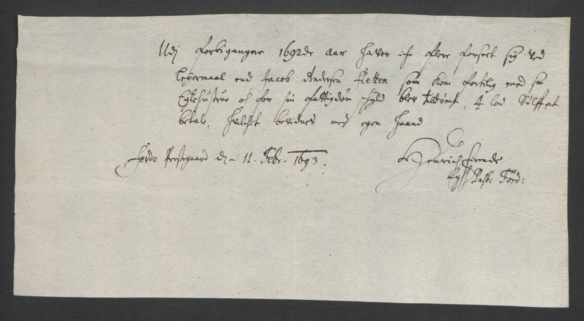 Rentekammeret inntil 1814, Reviderte regnskaper, Fogderegnskap, AV/RA-EA-4092/R53/L3420: Fogderegnskap Sunn- og Nordfjord, 1691-1692, p. 234