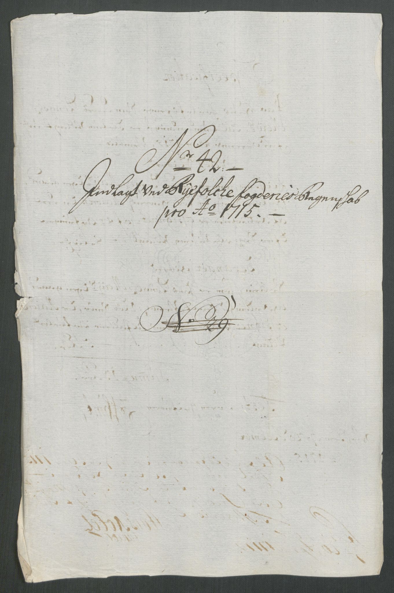 Rentekammeret inntil 1814, Reviderte regnskaper, Fogderegnskap, AV/RA-EA-4092/R47/L2868: Fogderegnskap Ryfylke, 1715, p. 286