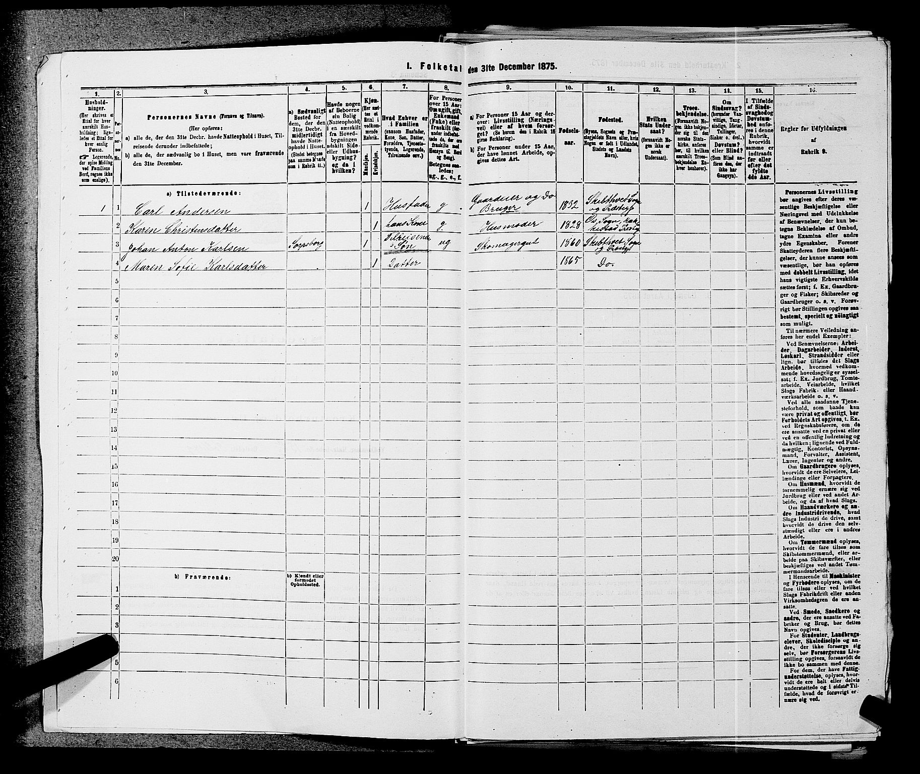 RA, 1875 census for 0127P Skiptvet, 1875, p. 648