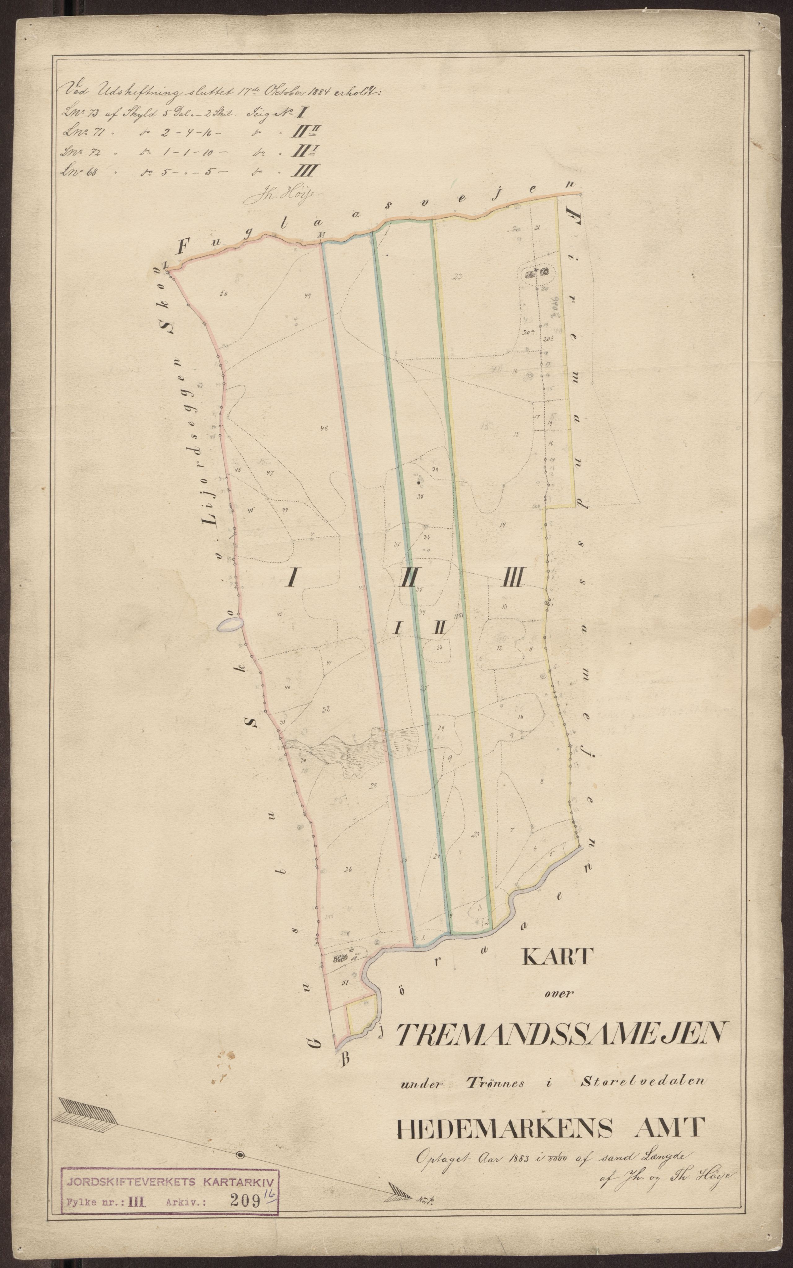 Jordskifteverkets kartarkiv, AV/RA-S-3929/T, 1859-1988, p. 297